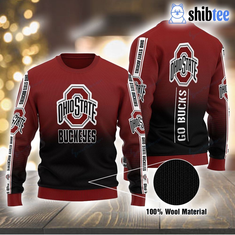 Ohio State Buckeyes Vintage Nfl Ugly Christmas Sweater - Shibtee