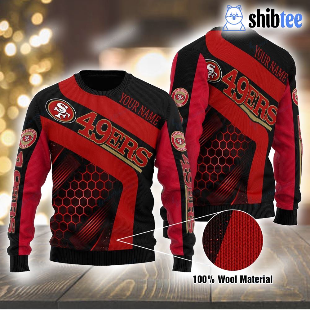 San Francisco 49ers 2023 Football Ugly Christmas Sweater - Shibtee