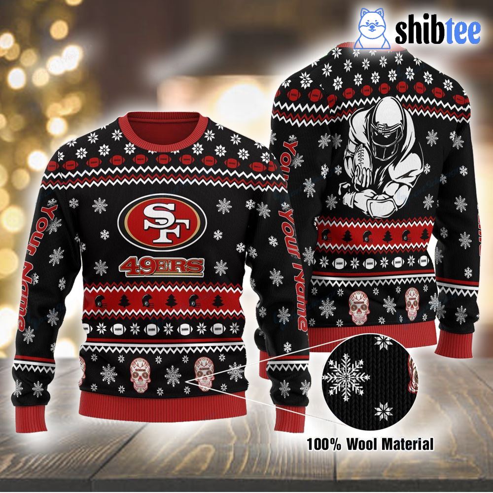 San Francisco 49ers Personalized Vintage Ugly Christmas Sweater - Shibtee  Clothing