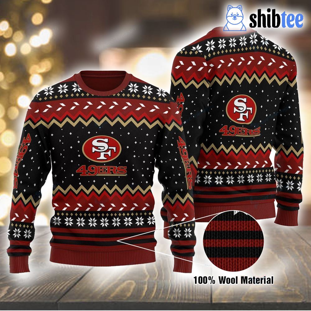 49ers xmas sweater