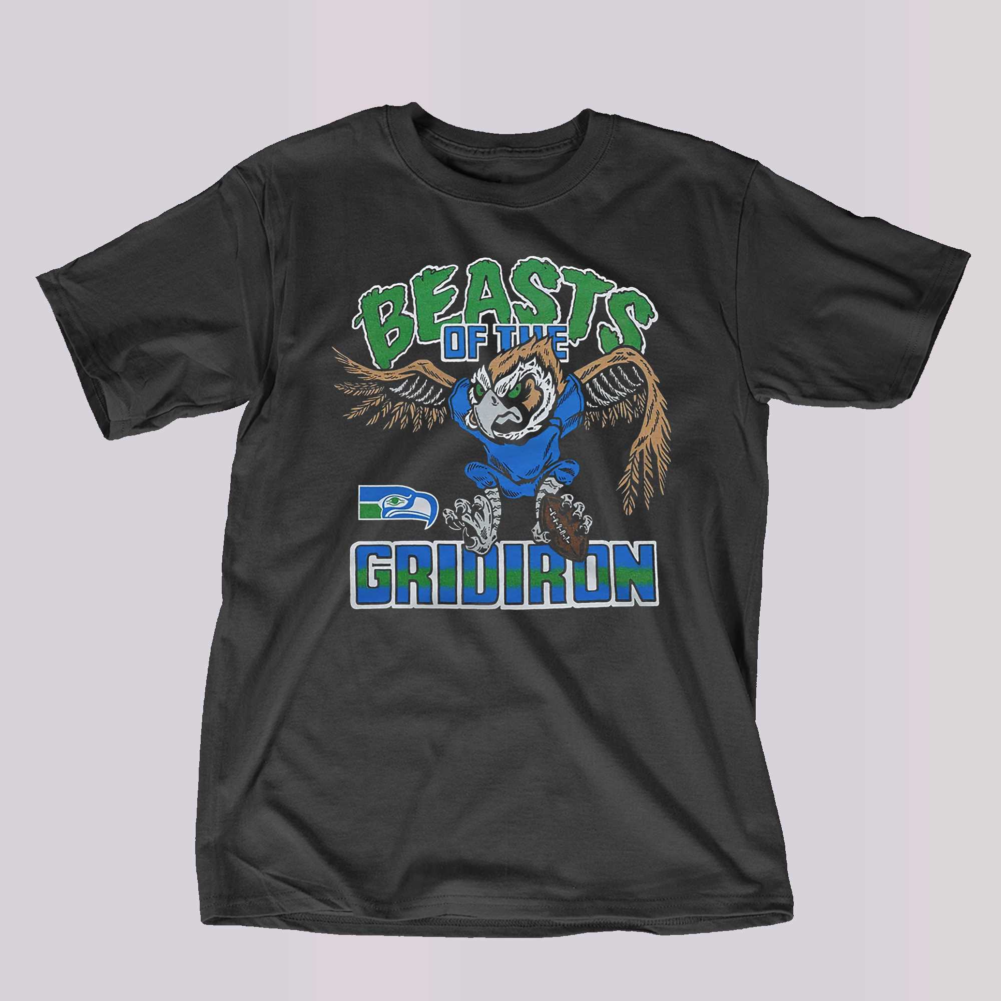 Seattle Seahawks Raglan Shirt Youth Girls Graphic Tee