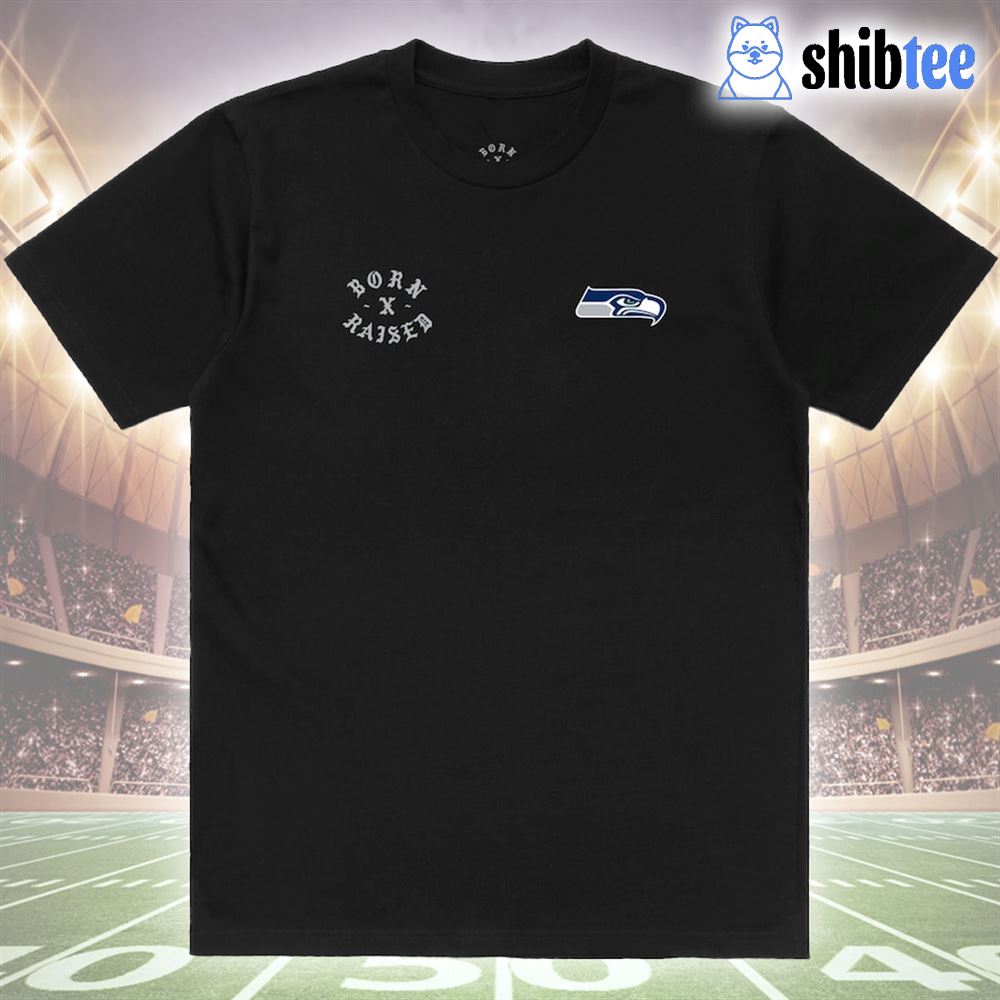 Seattle Seahawks Born X Raised Unisex T-shirt - Shibtee Clothing