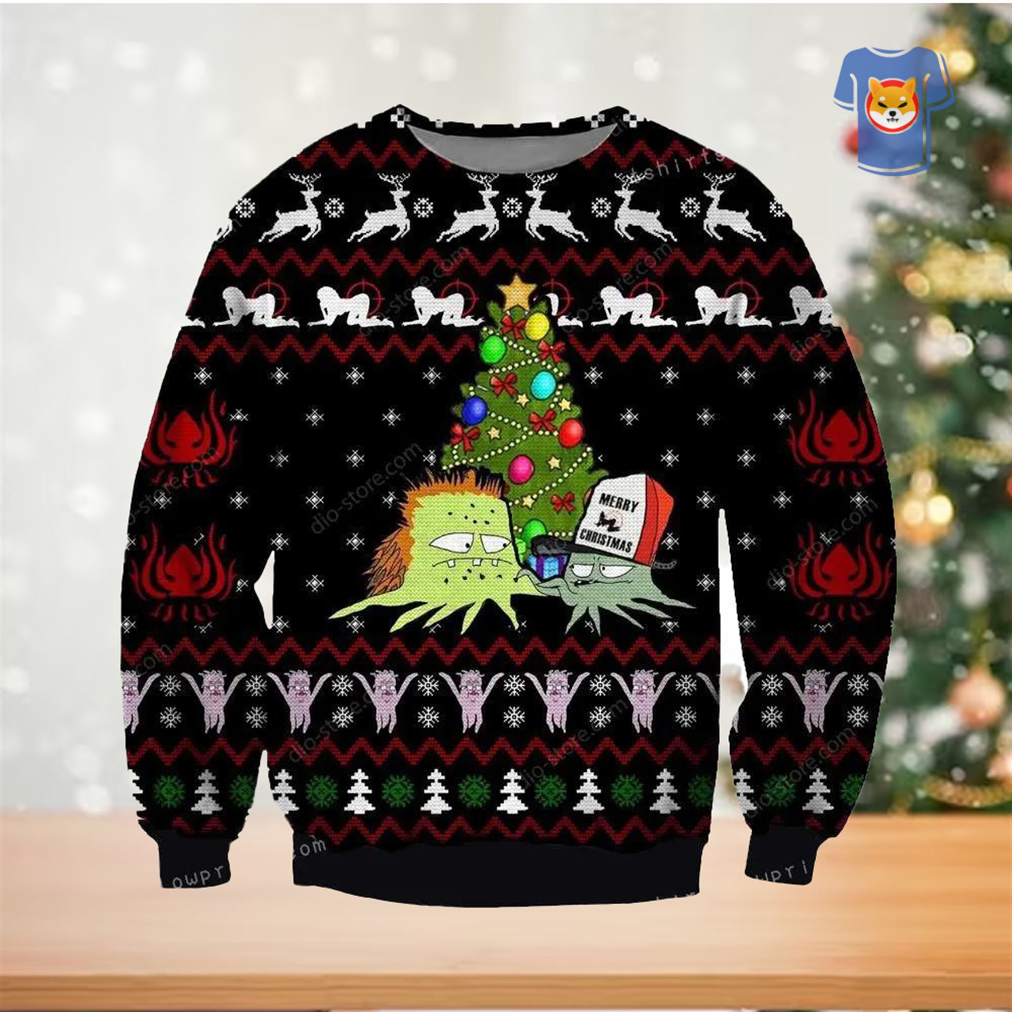 Squidbillies Ugly Christmas Sweater Christmas Party 