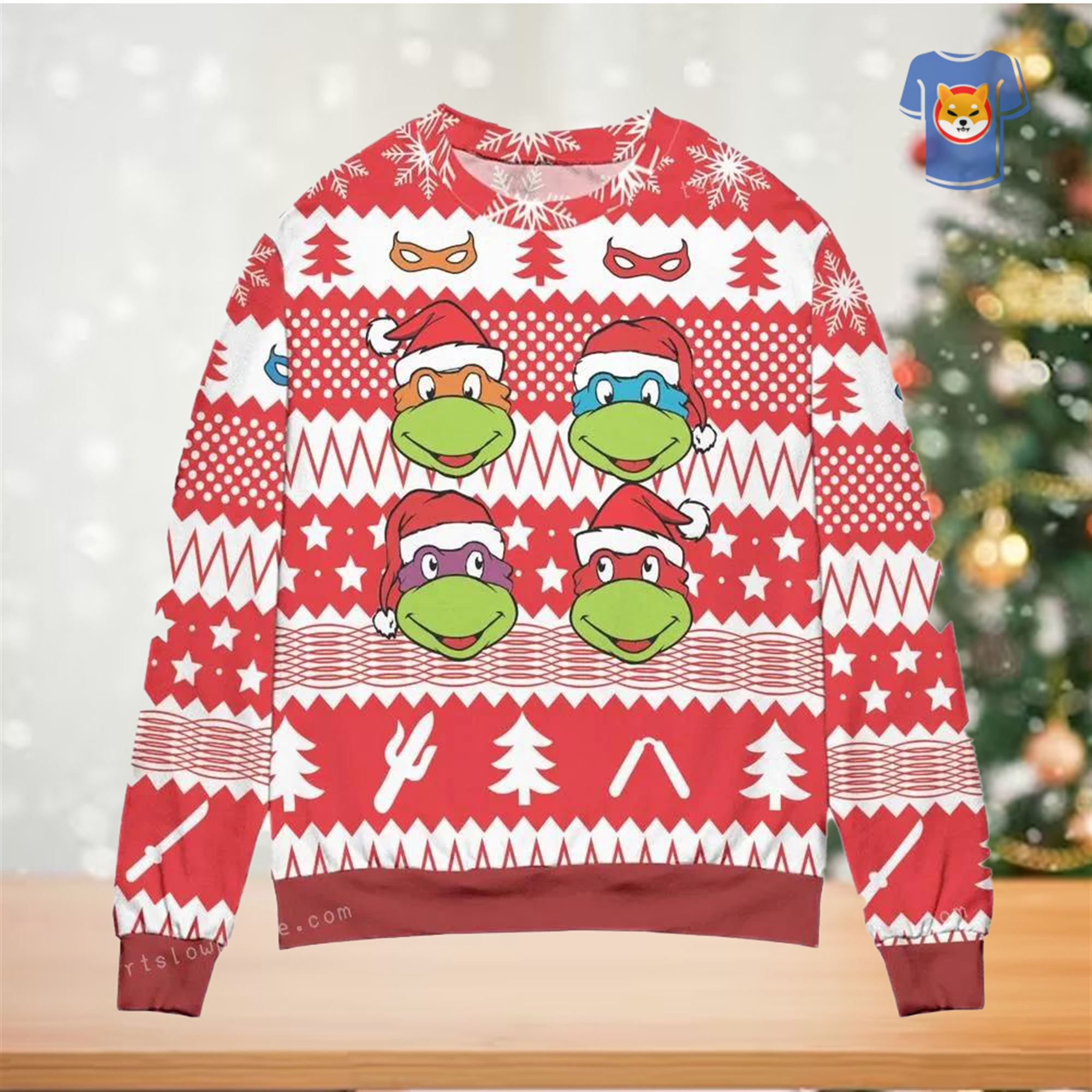 Teenage Mutant Ninja Turtles Christmas Ugly Christmas Sweater