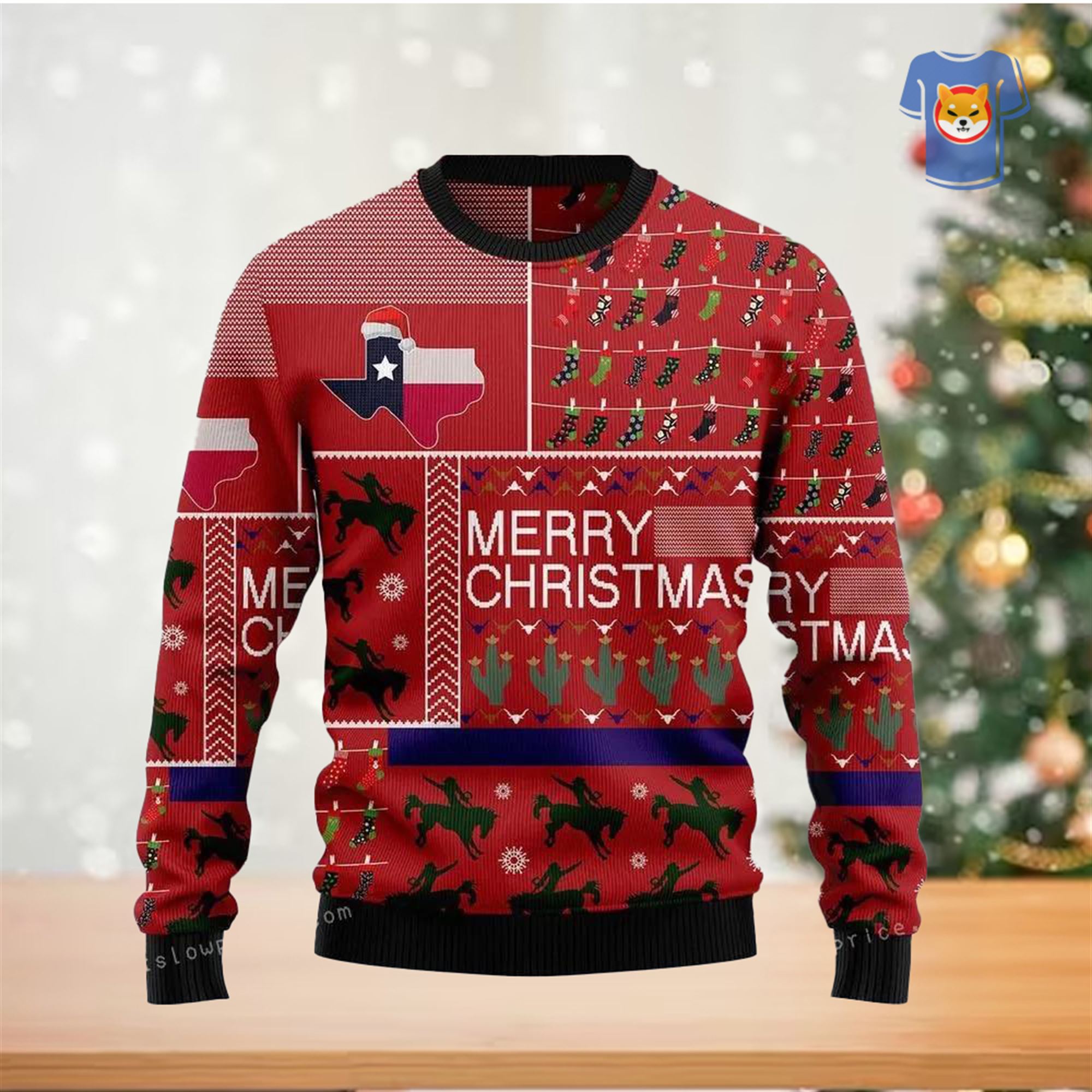 Houston Texans Xmas Gift Men And Women Christmas Sweater - Shibtee