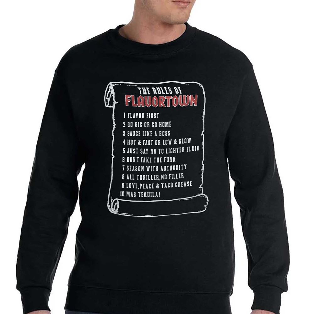 The Rules Of Flavortown Homeage Shirt 