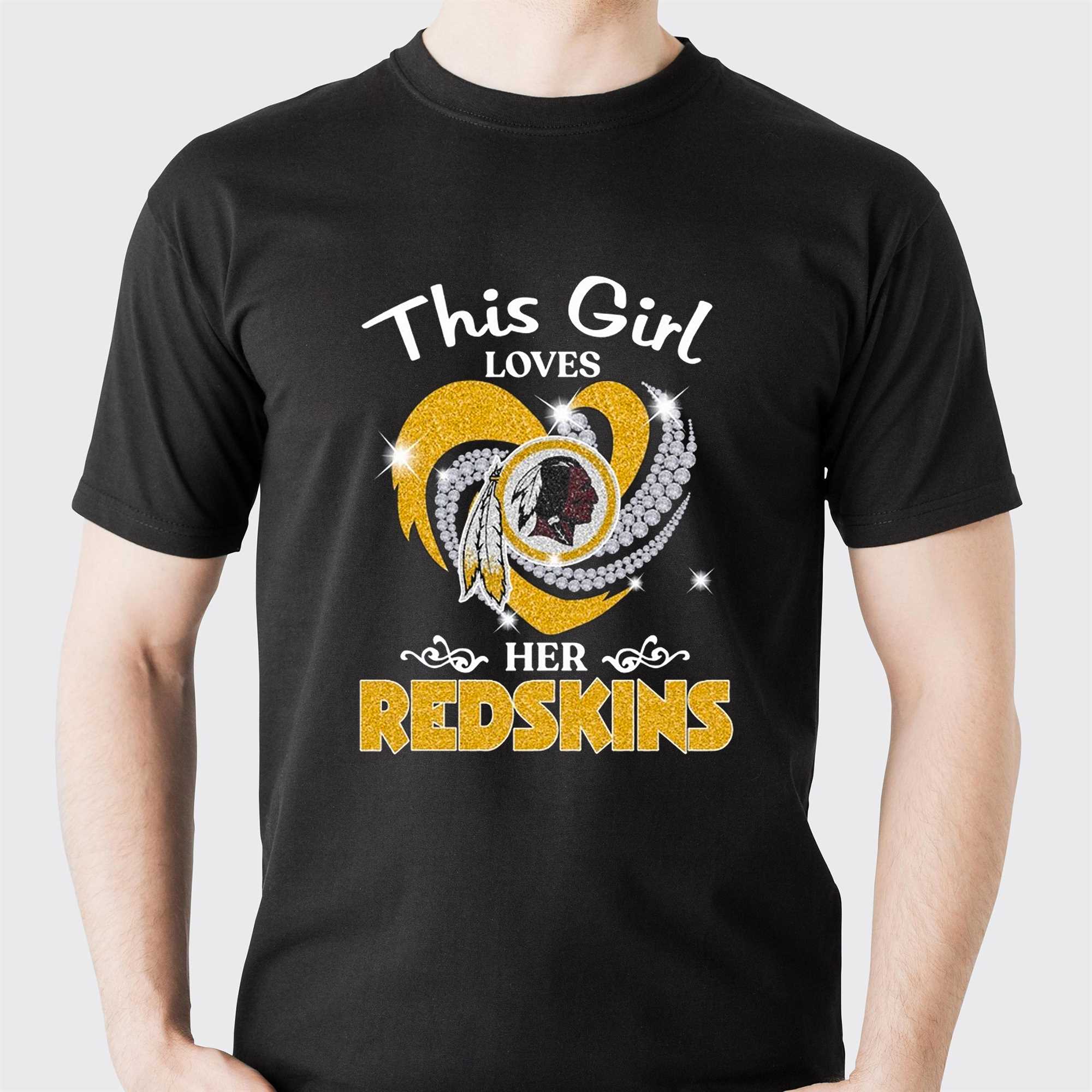 Washington Redskins Just A Girl In Love With Her Redskins T-Shirts