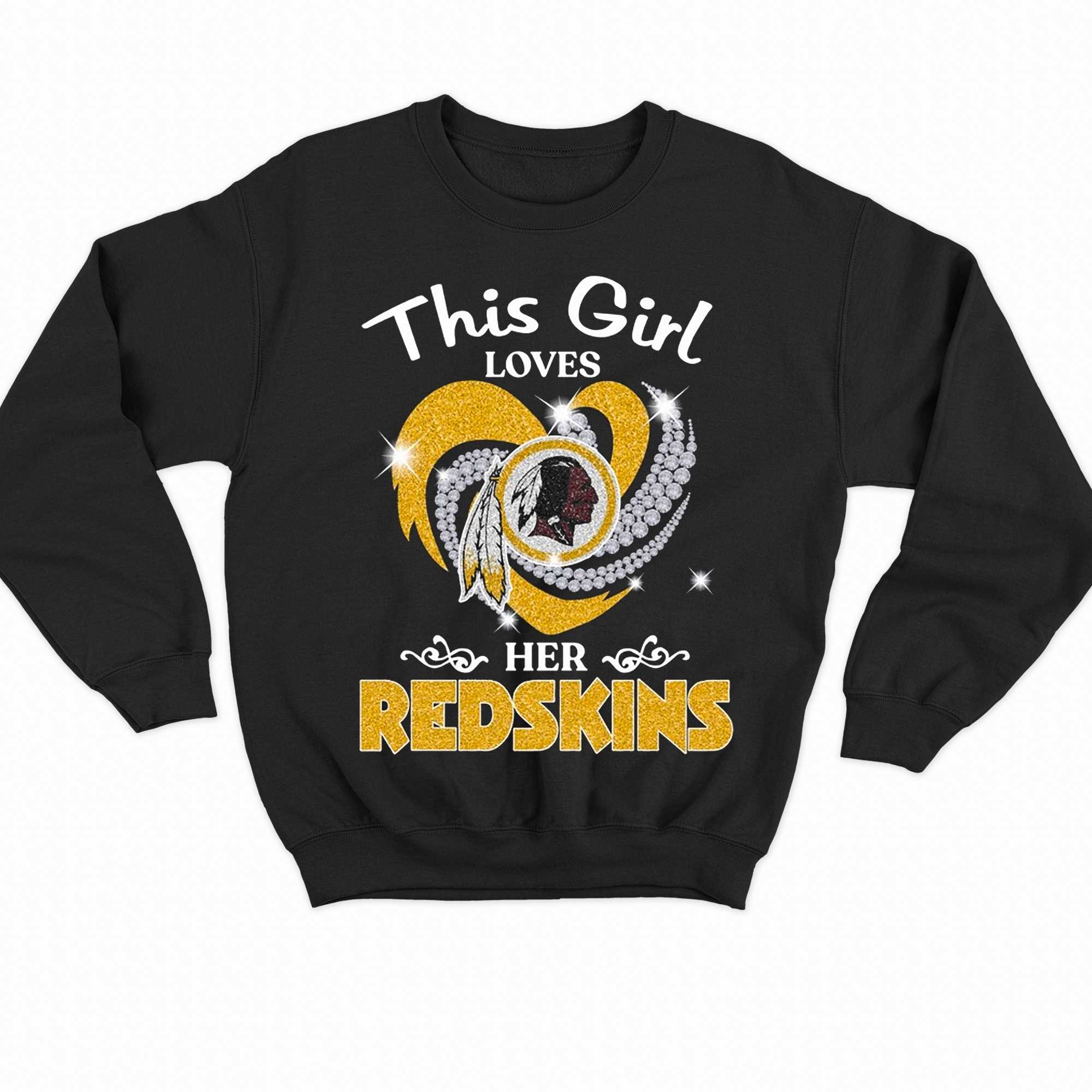 This Girl Love Her Washington Redskins T-shirt - Shibtee Clothing