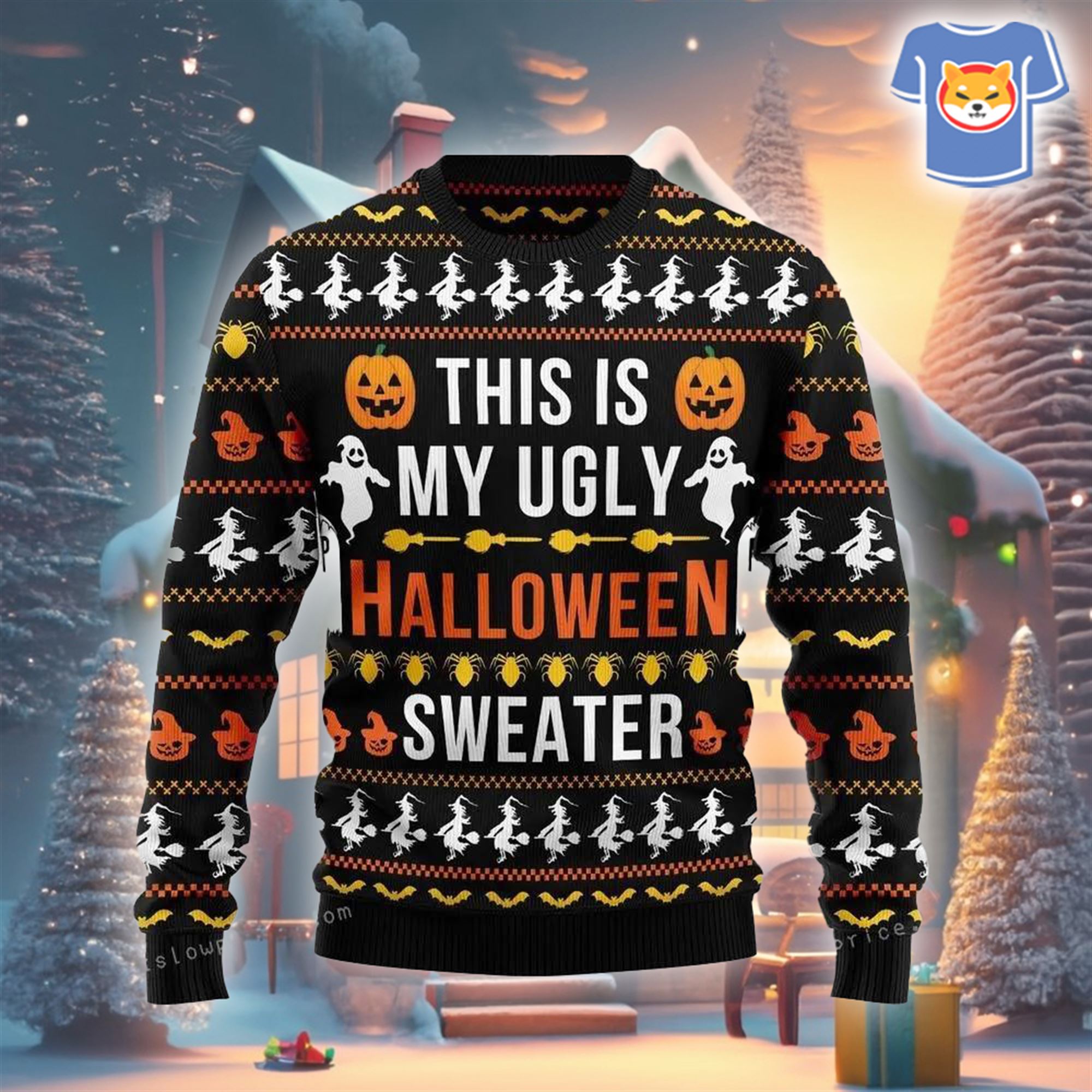 This Is My Ugly Halloween Ugly Sweater Christmas Party 