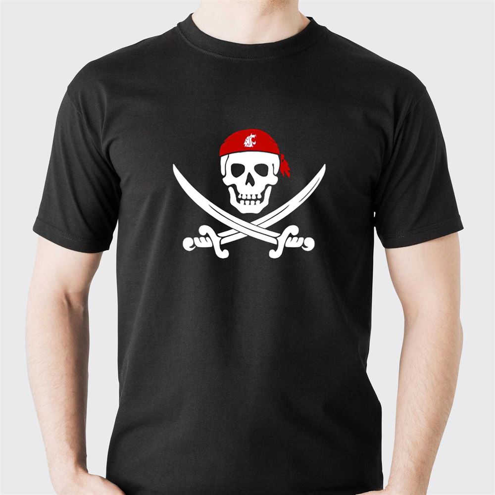 Washington State Golf Pirate Skull Shirt - ReviewsTees