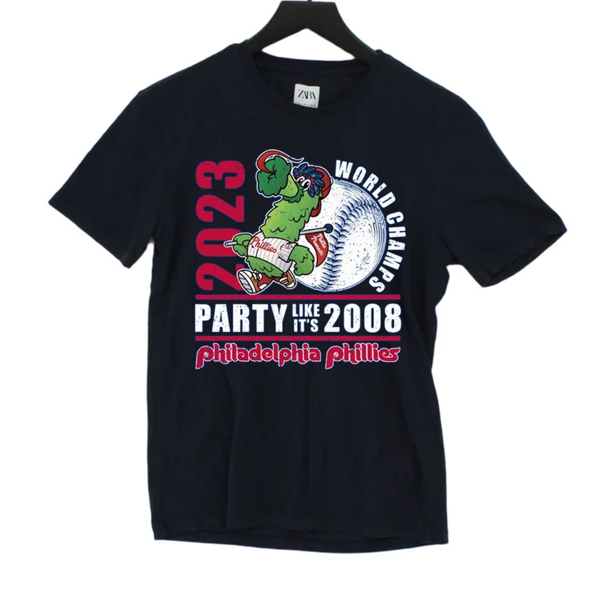 2023 world champs party like its 2008 philadelphia phillies shirt