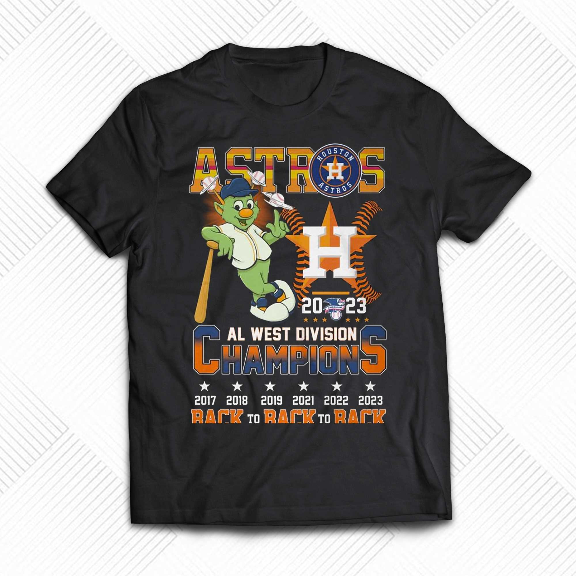 Astros Al West Champions 2023 T-shirt - Shibtee Clothing