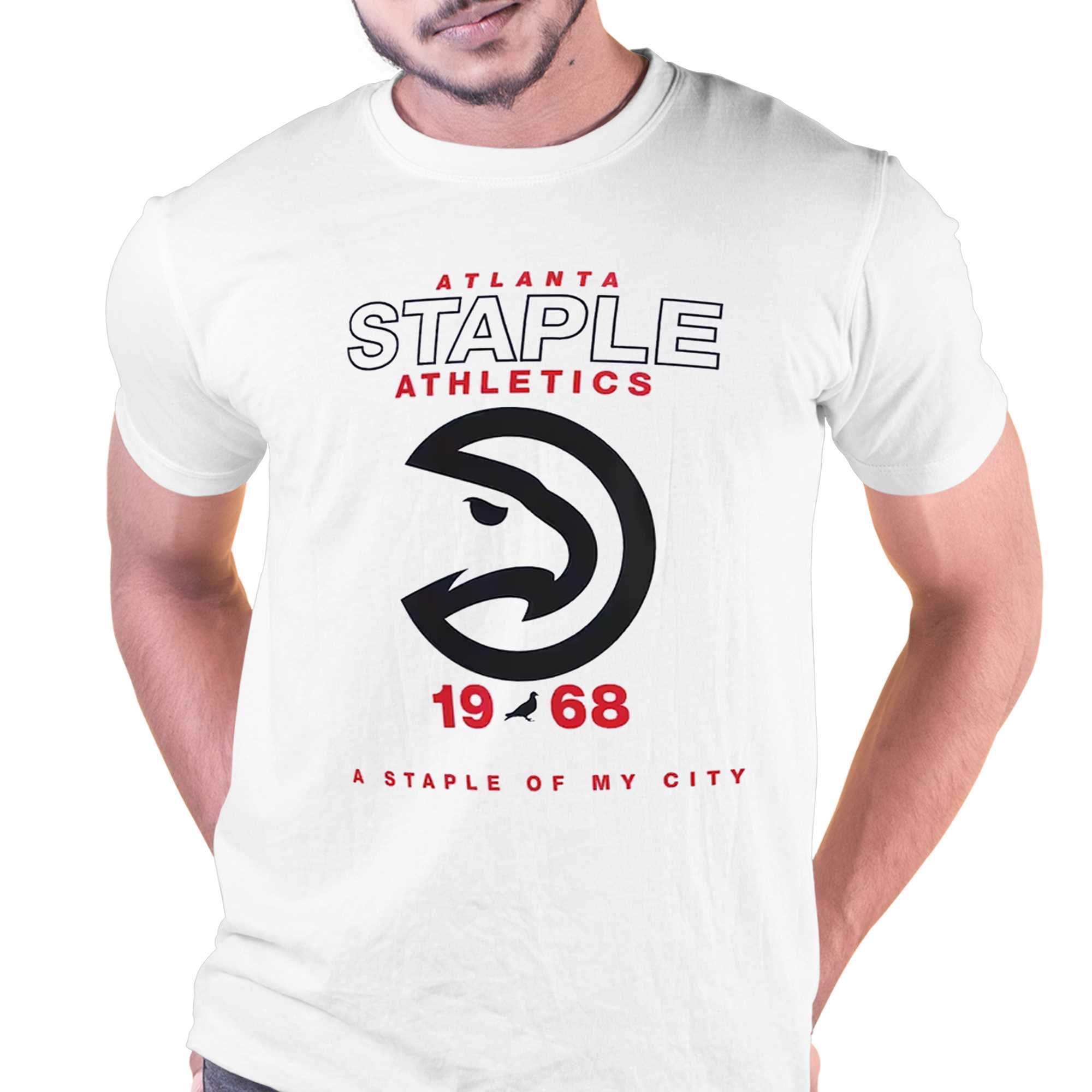 Men's NBA x Staple White Atlanta Hawks Home Team T-Shirt Size: 3XL