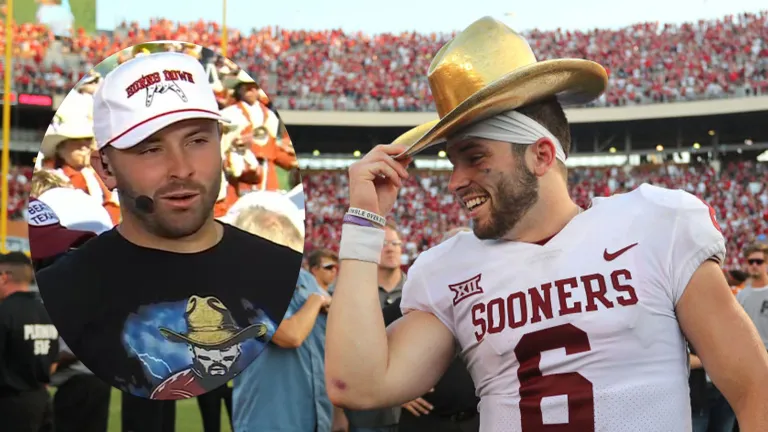 Baker Mayfield explains story behind 'Off the Leash' t-shirt