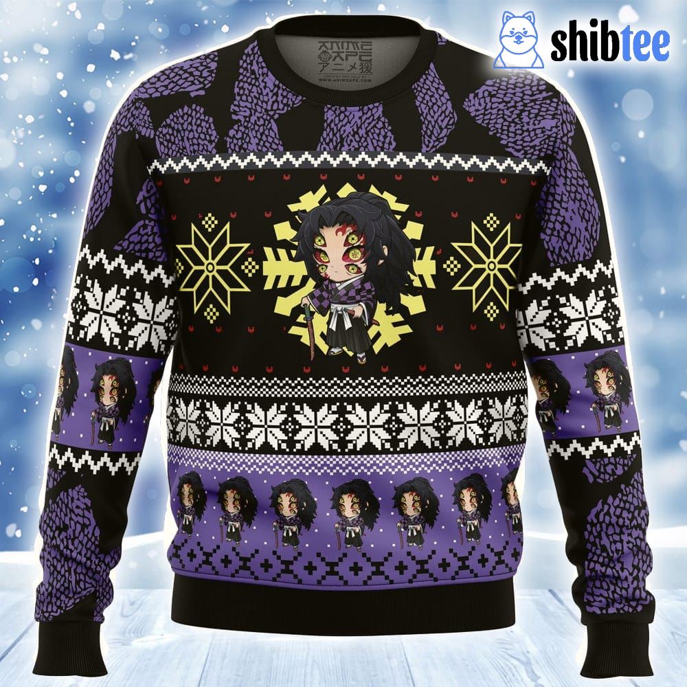 Hotaru Haganezuka Demon Slayer Ugly Christmas Sweater - Anime Ape