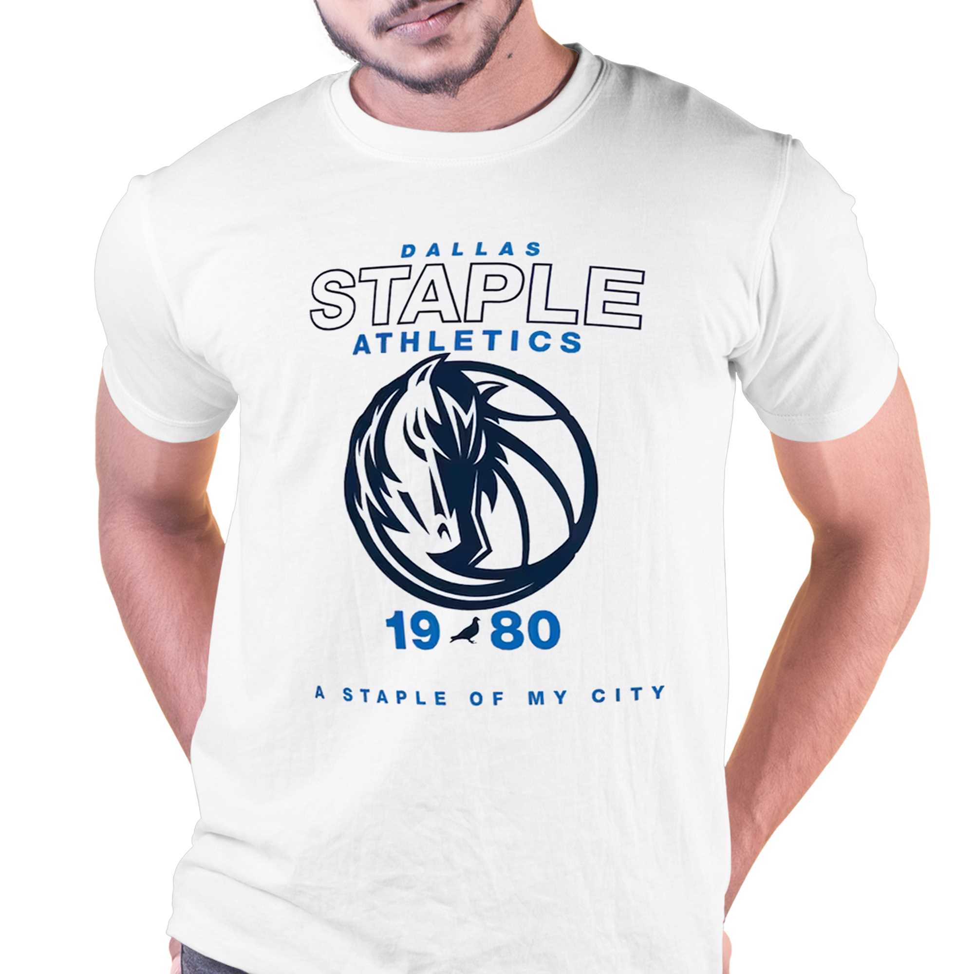 Men's NBA x Staple White Dallas Mavericks Home Team T-Shirt
