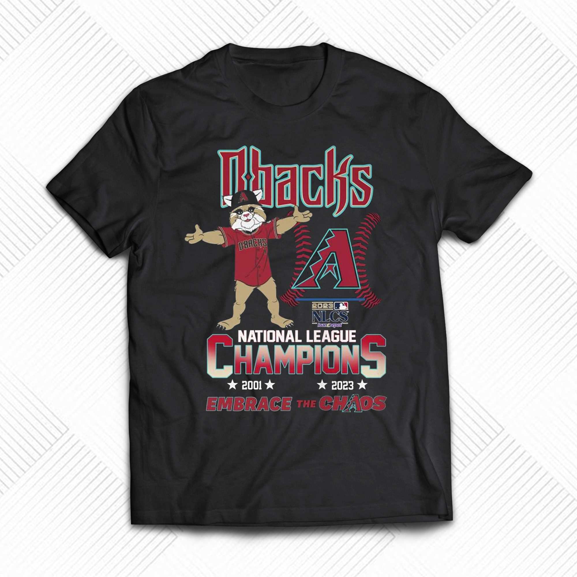 Vintage 2001 Arizona Diamondbacks Original Logo National League Champions Tshirt - XL