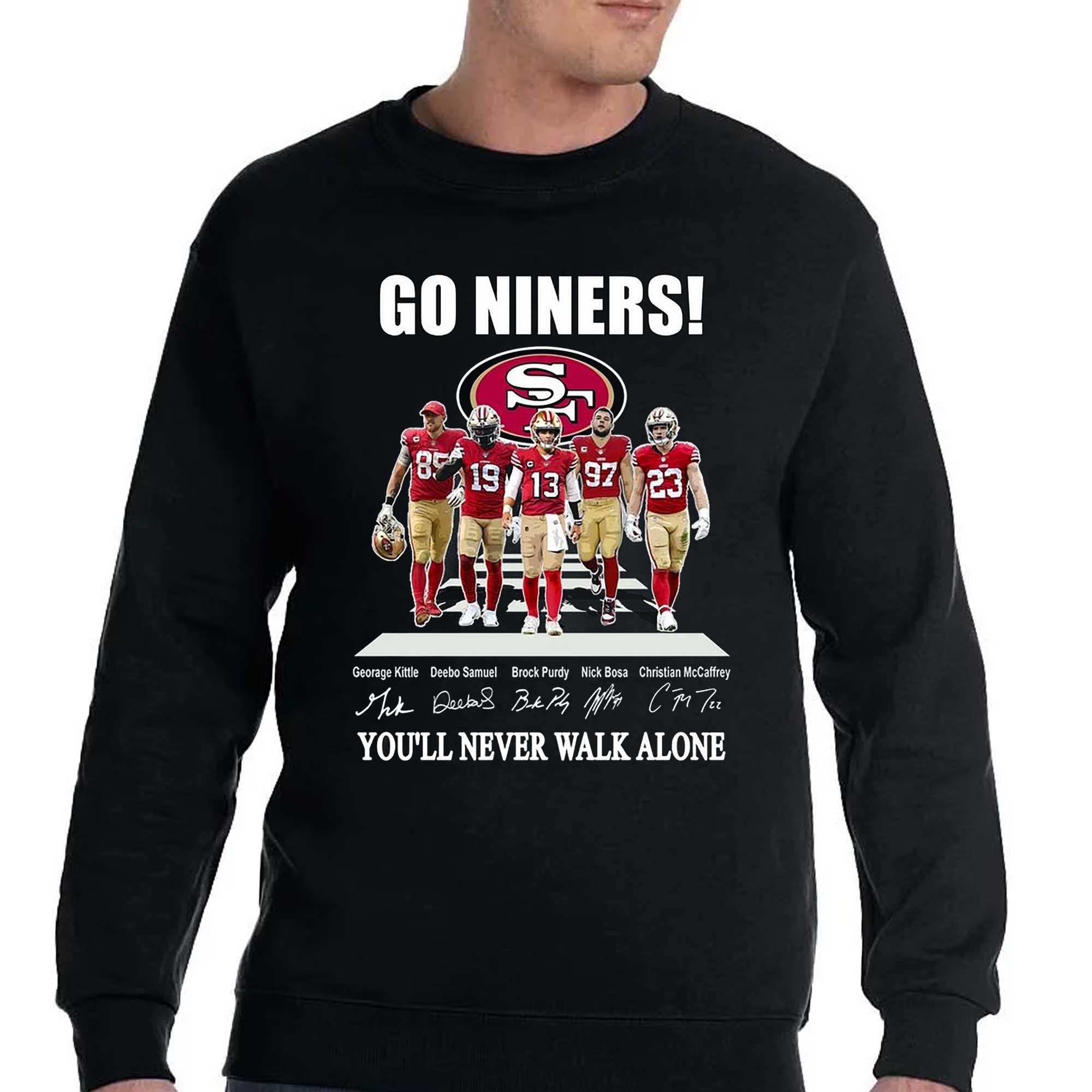 Youth Heathered Gray San Francisco 49ers Long Sleeve T-Shirt