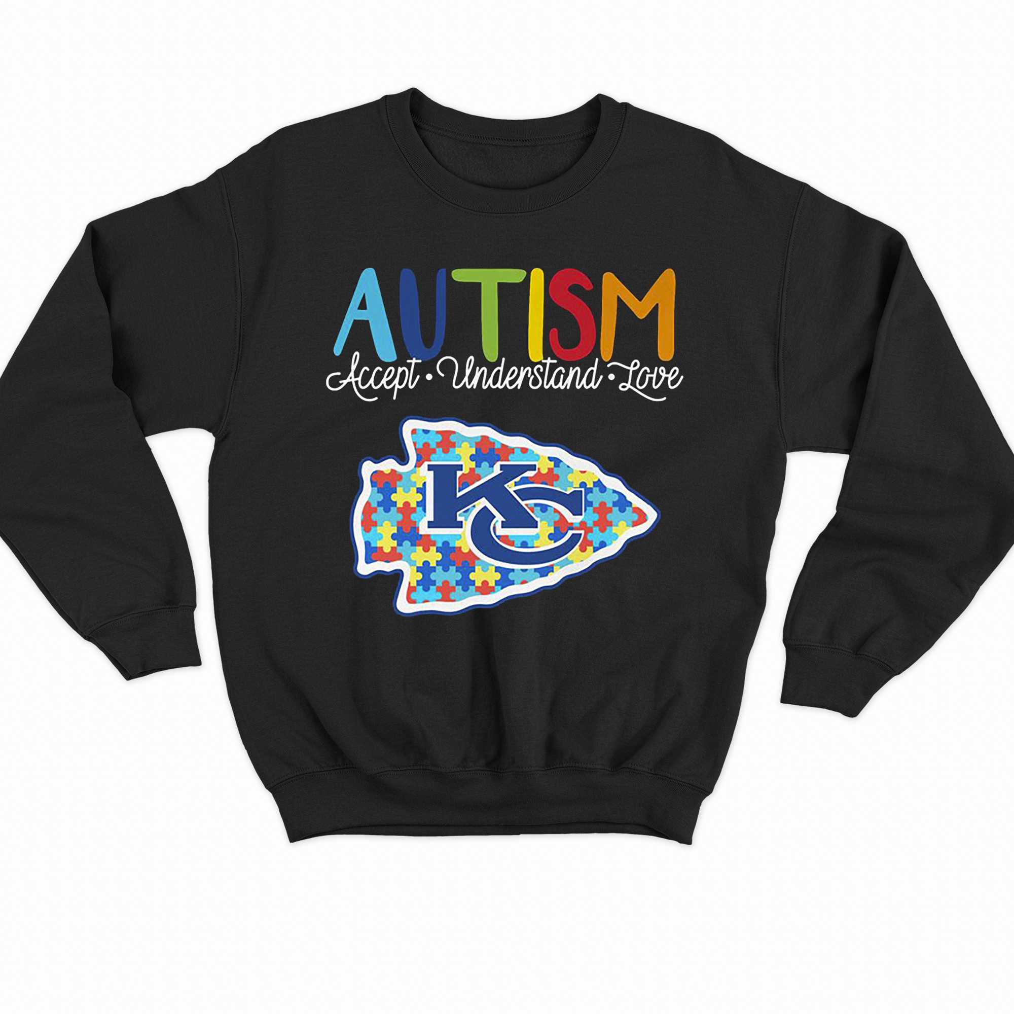 Kansas City Chiefs NFL Autism All Over Printed 3D Shirt For Fans