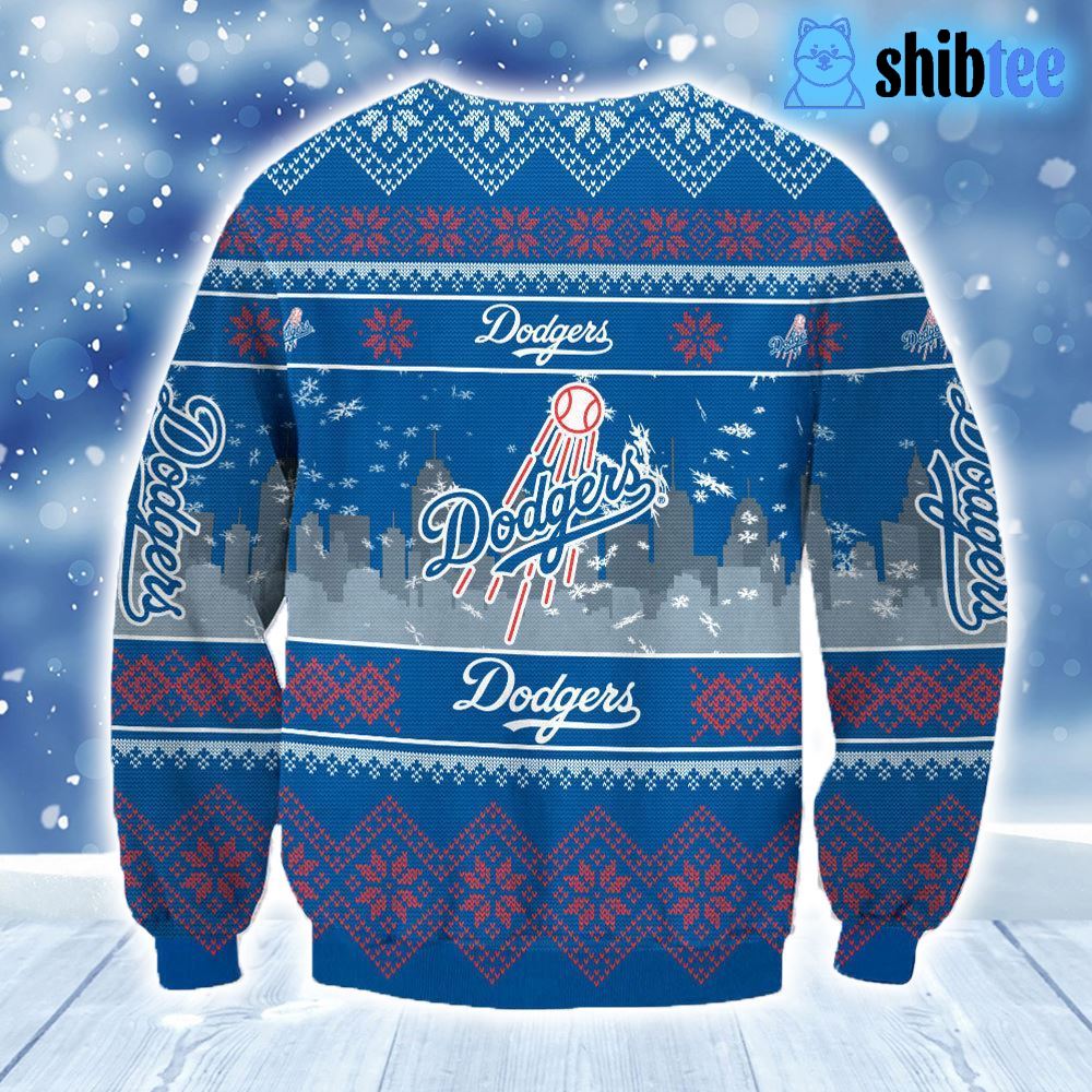 dodgers ugly christmas sweater