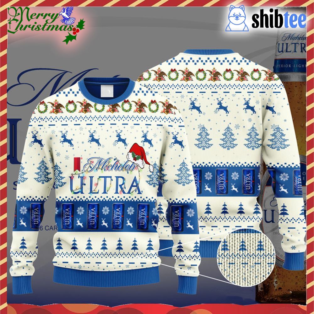 Michelob Ultra Christmas Gift Ugly Christmas Sweater