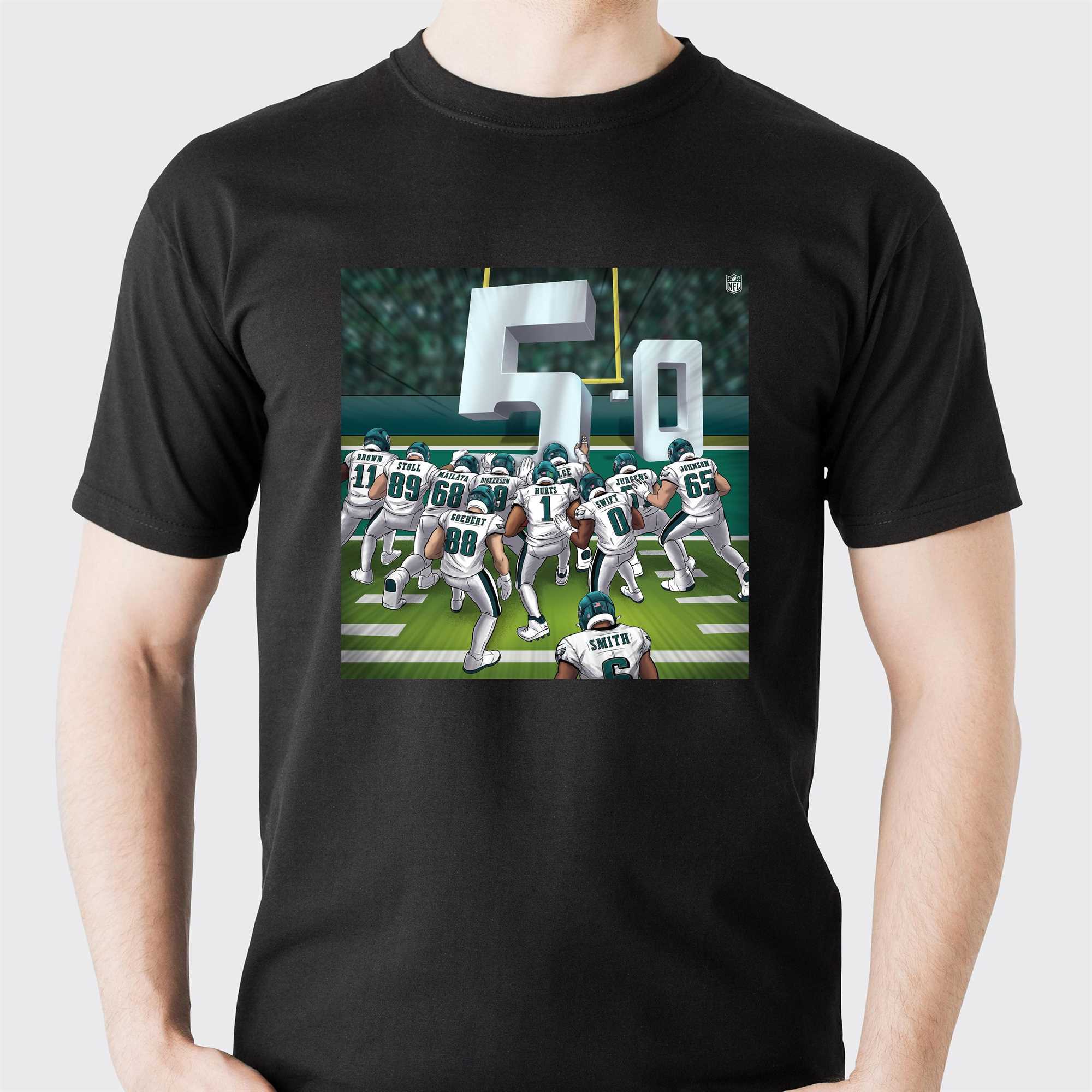 Outerstuff Philadelphia Eagles Youth Heads Up T-Shirt 23 / S