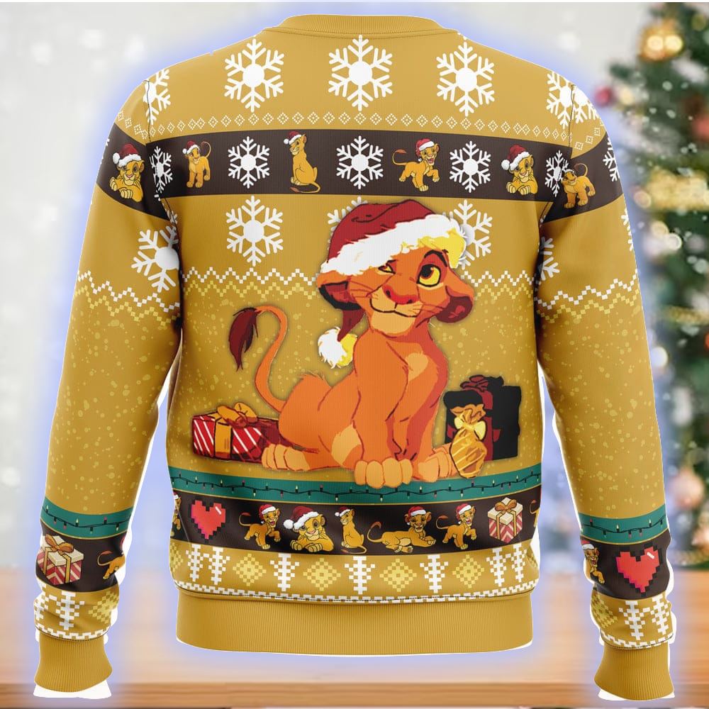 Christmas The Lion King Disney Ugly Christmas Sweater Best Gift For Men And  Women