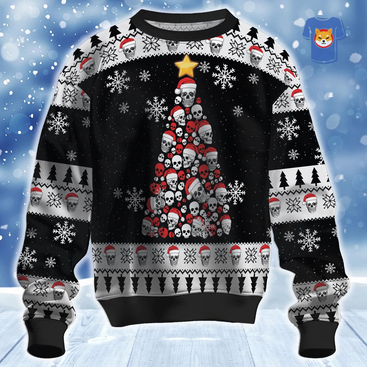 Evil Christmas Tree Ugly Christmas Sweater 