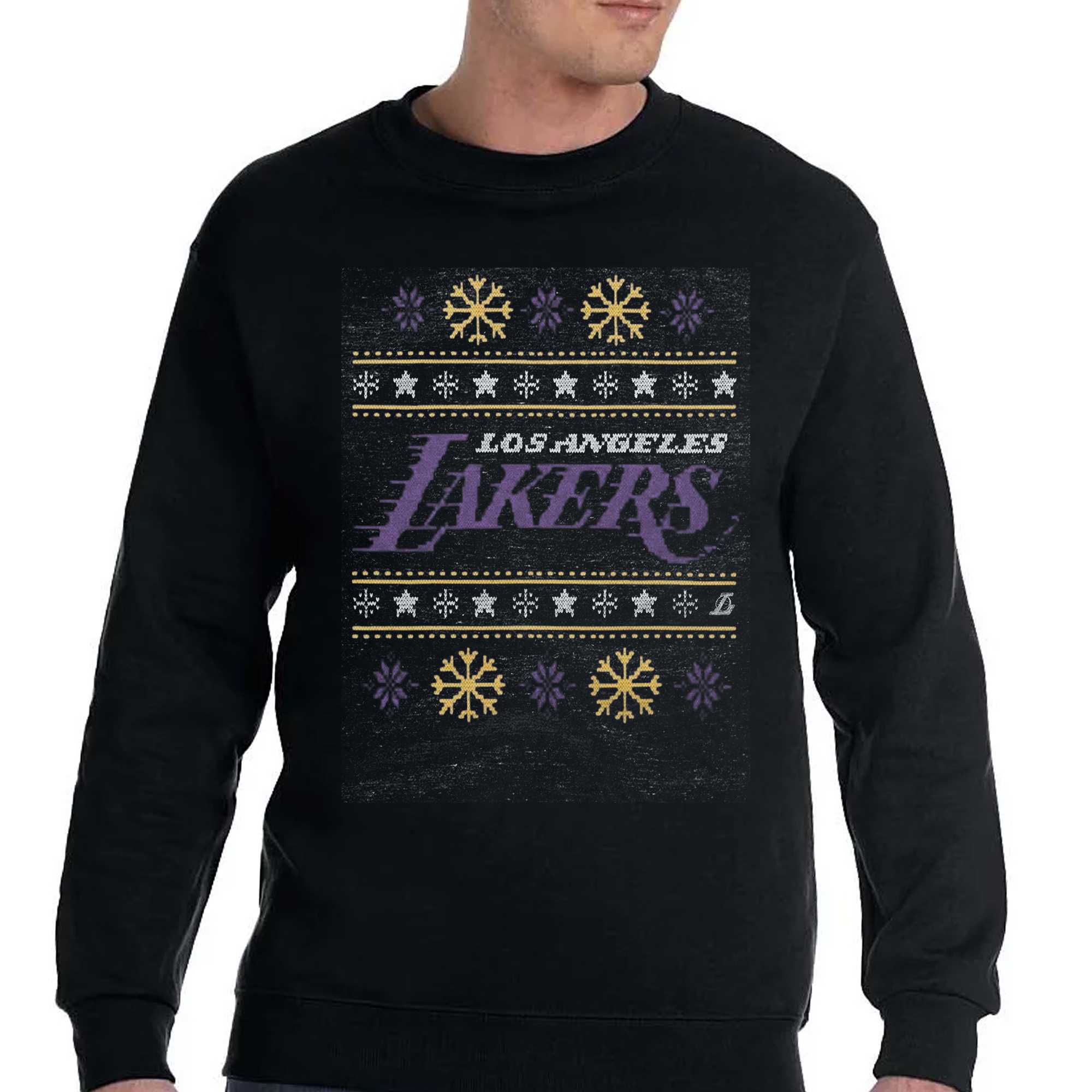 Los Angeles Lakers Holiday Ugly Christmas Sweater 