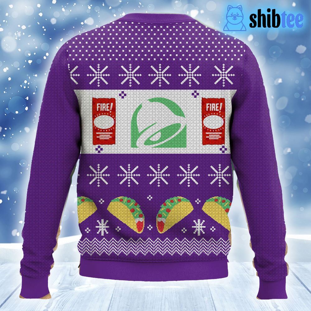 Taco bell deals xmas sweater