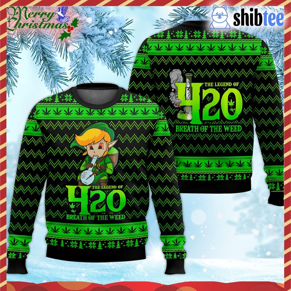 420 ugly shop christmas sweater