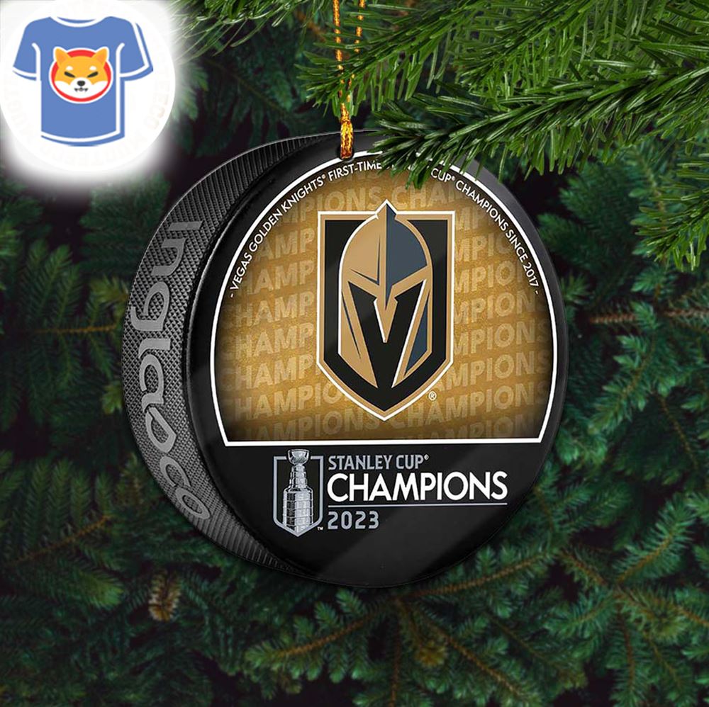 http://shibtee.com/wp-content/uploads/2023/11/vegas-golden-knights-unsigned-inglasco-2023-stanley-cup-champions-logo-hockey-puck-ceramic-christmas-tree-decorations-ornament-1.jpg