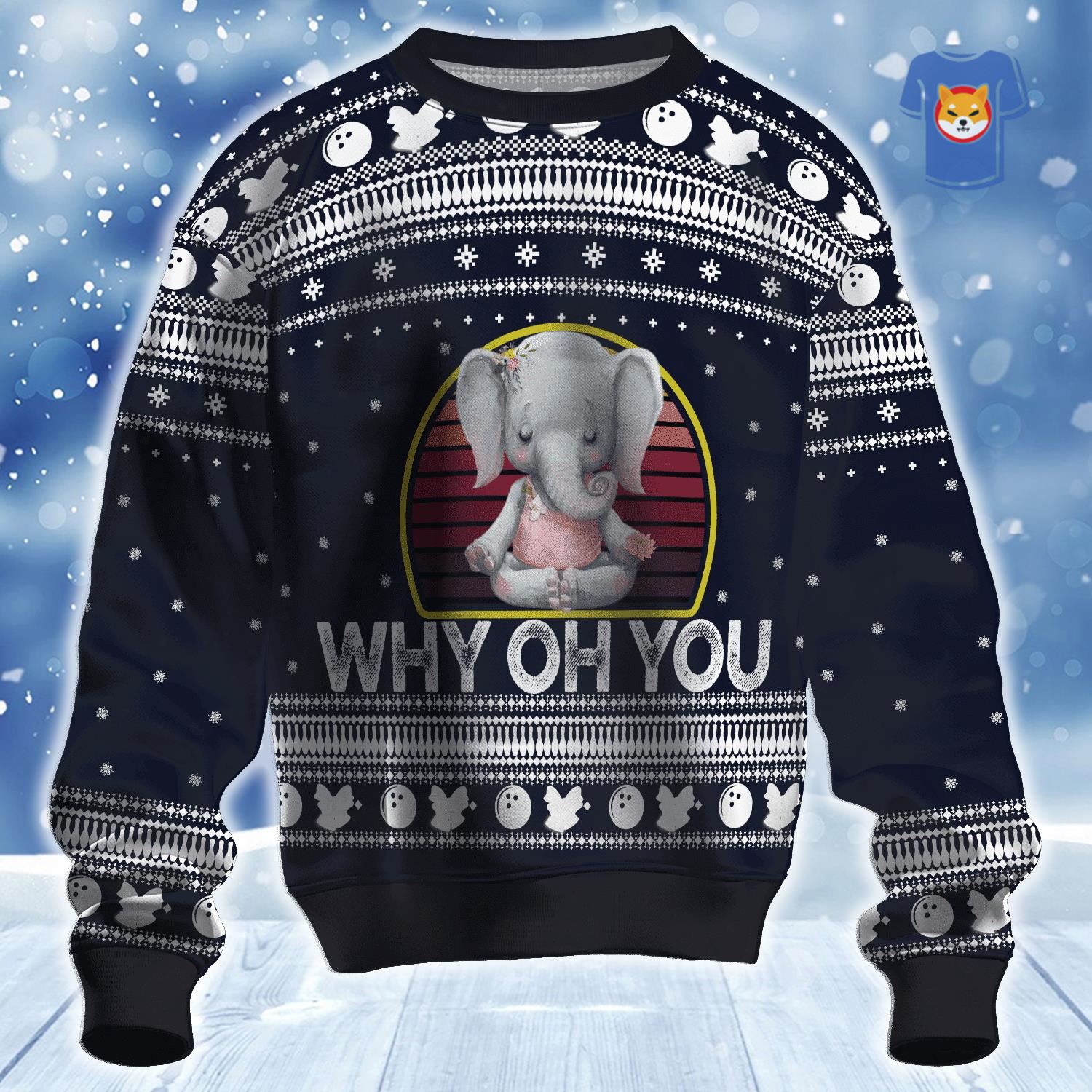 Why Oh You Ugly Christmas Sweater 