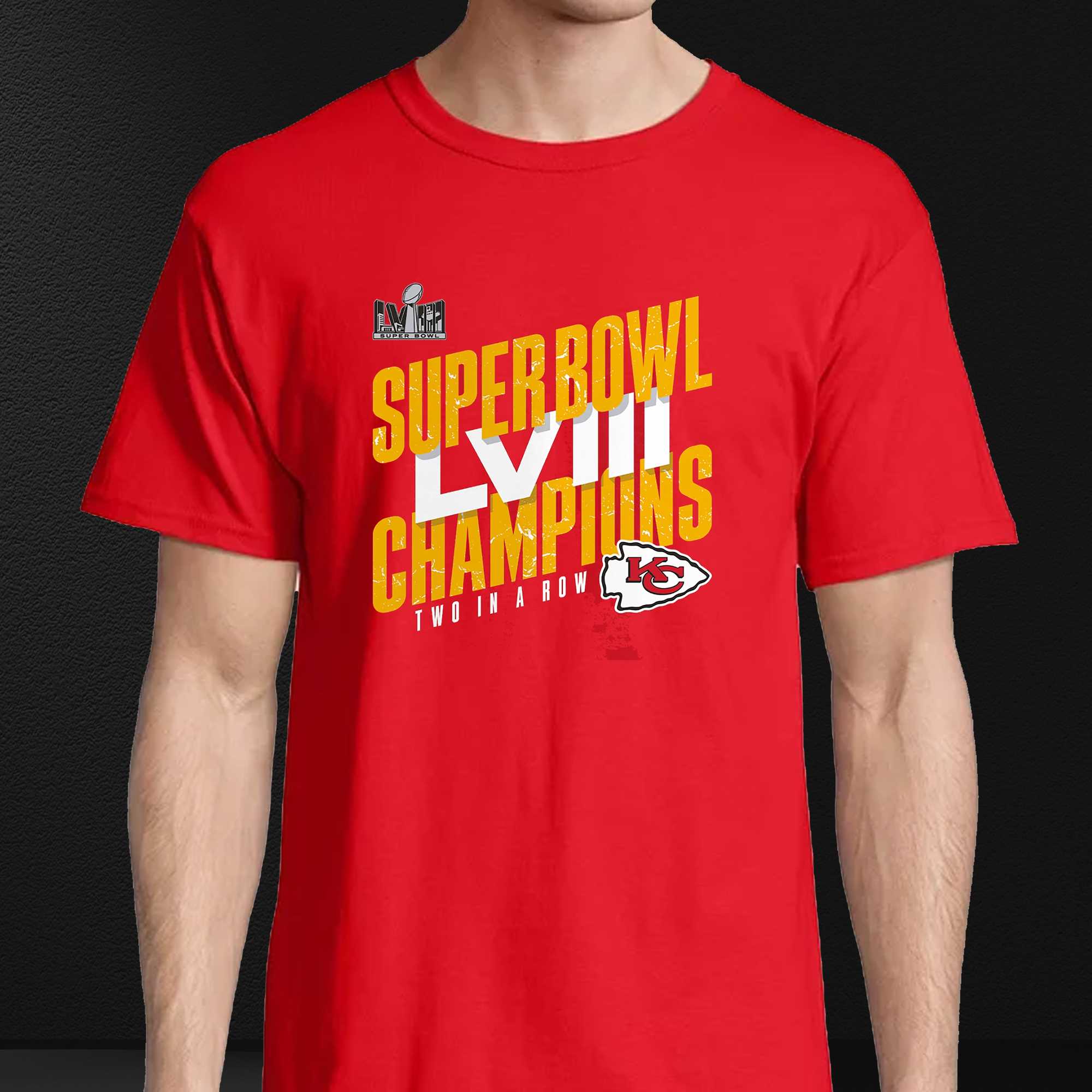 Kansas City Chiefs Super Bowl Lviii Champions Iconic Victory T-shirt 