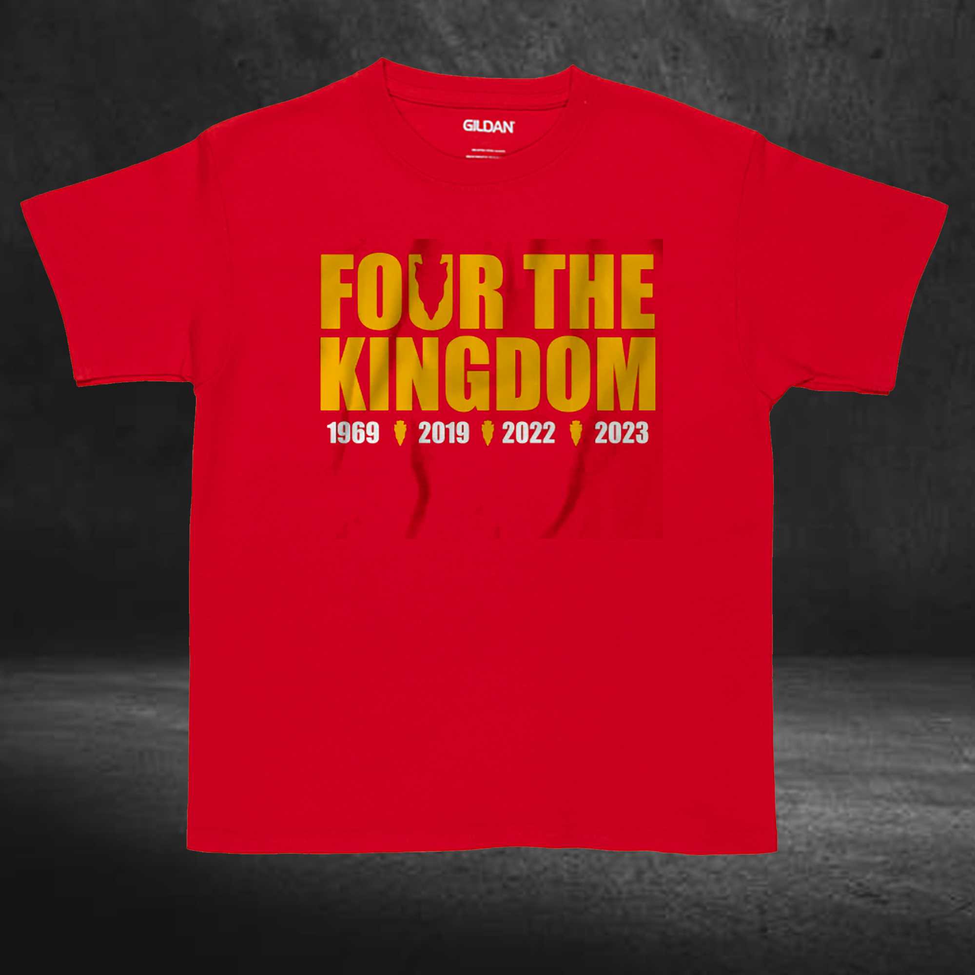 Kansas City Four The Kingdom 1969 2019 2022 2023 Shirt 