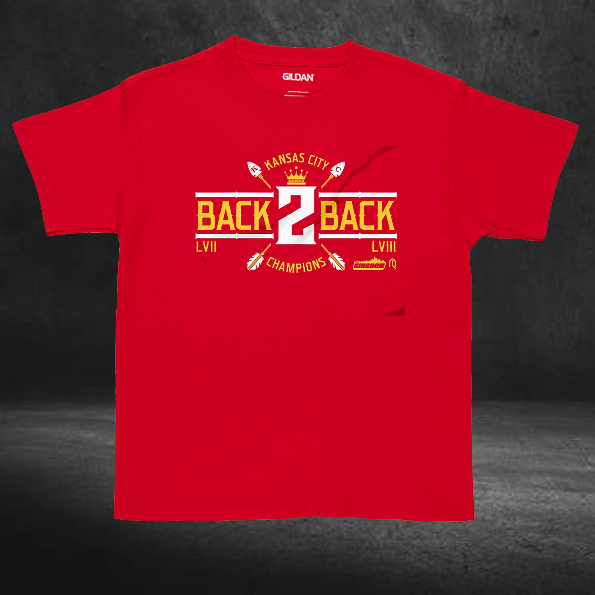 Kc Back 2 Back Champions Lviii T-shirt 