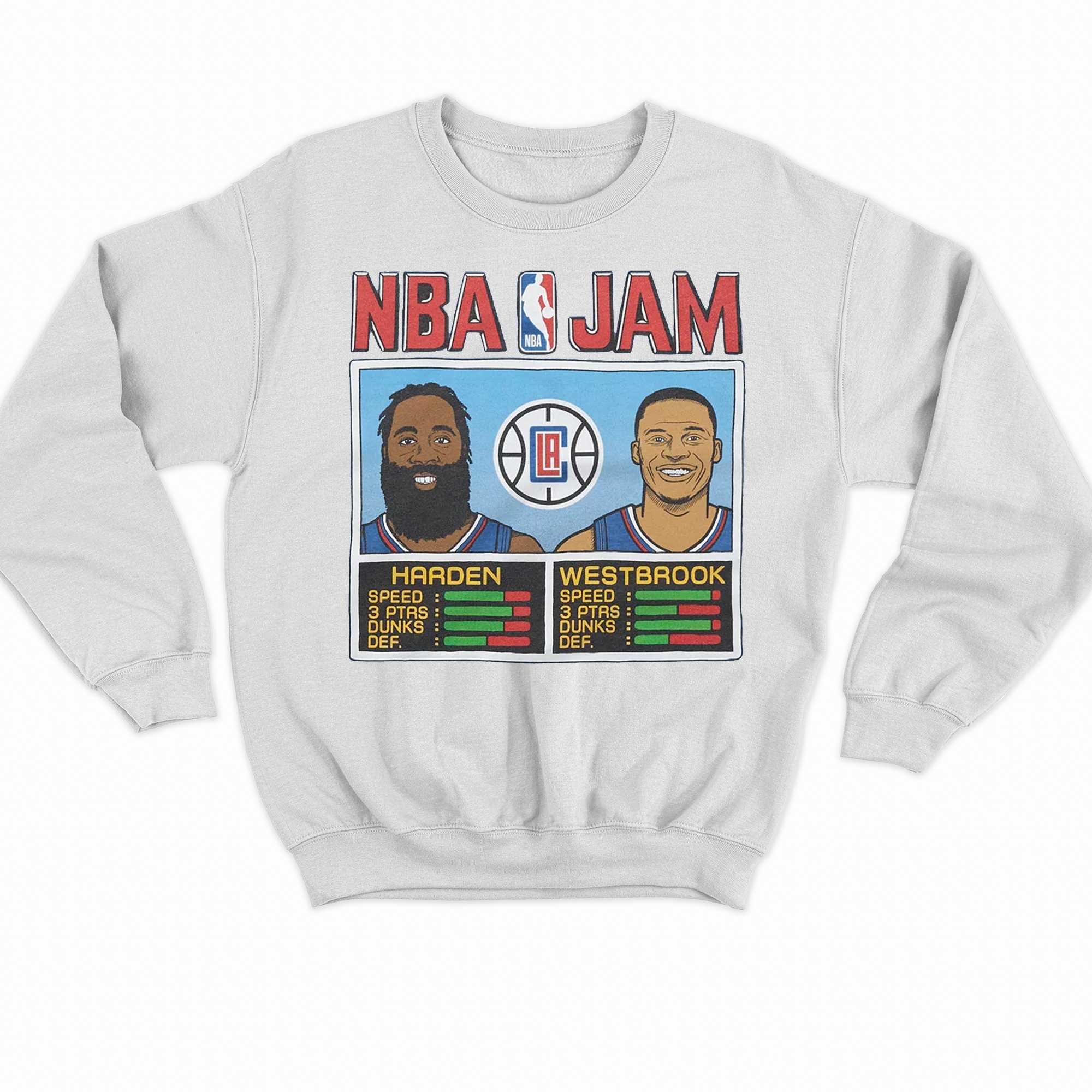 Nba Jam Clippers Harden And Westbrook Shirt 