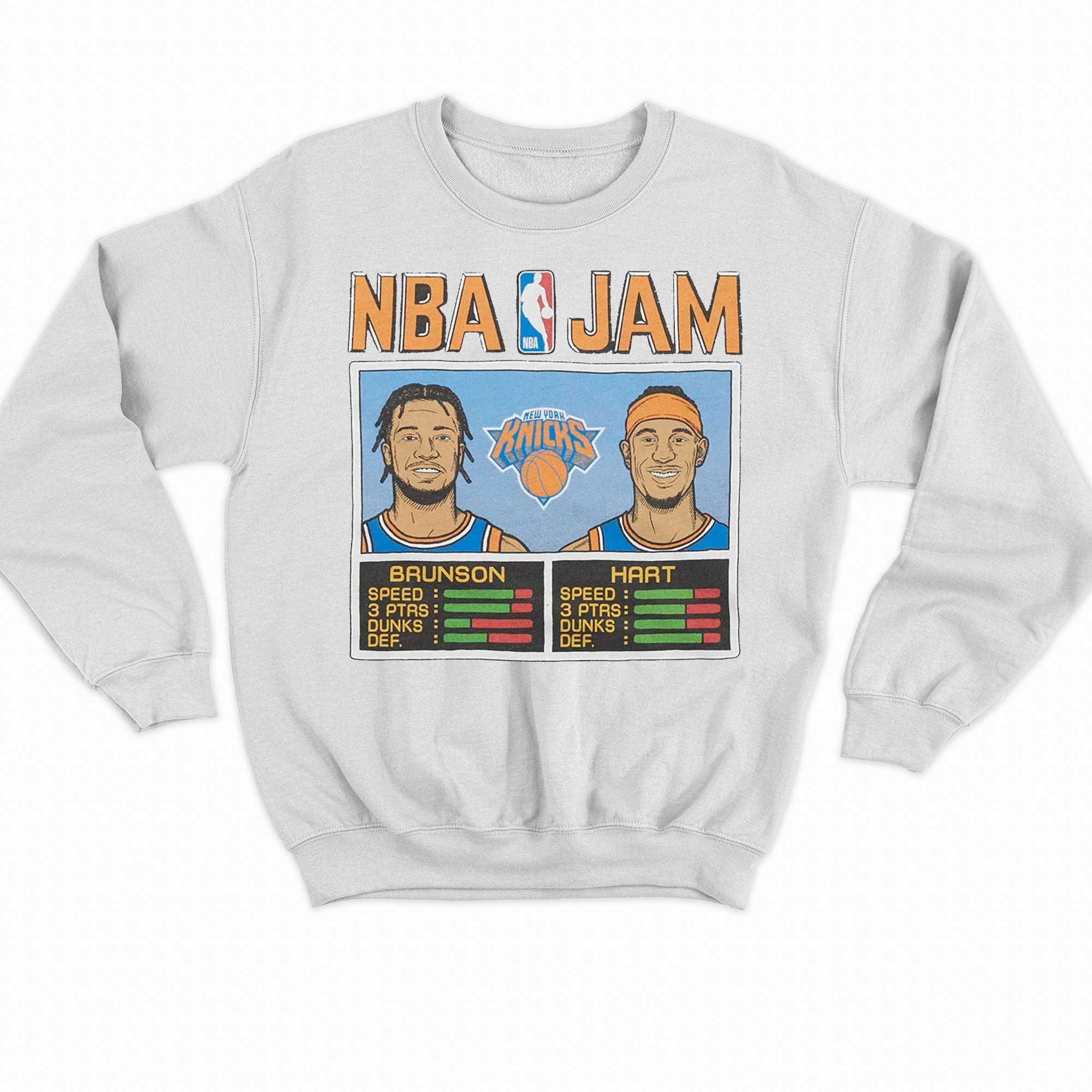 Nba Jam Knicks Brunson And Hart Shirt 