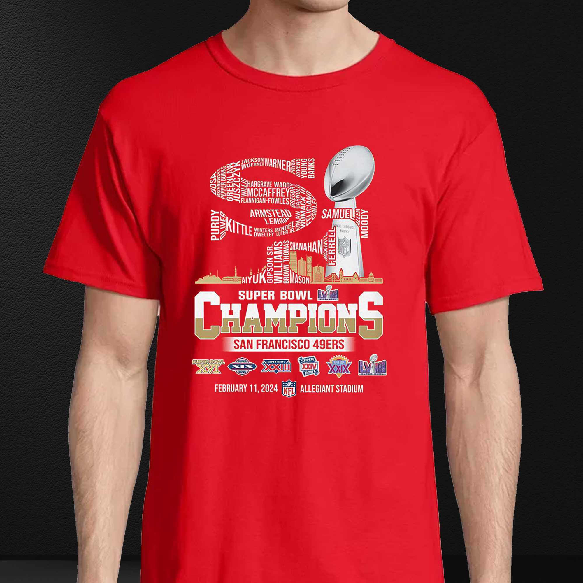 Super Bowl Champions 49ers T-shirt 