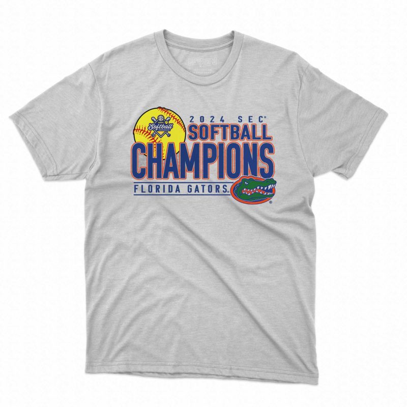 Florida Gators 2024 Sec Softball Conference Tournament Champions Base Stealer T Shirt