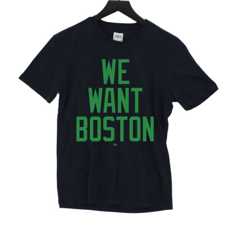 Jayson Tatum We Want Boston T Shirt