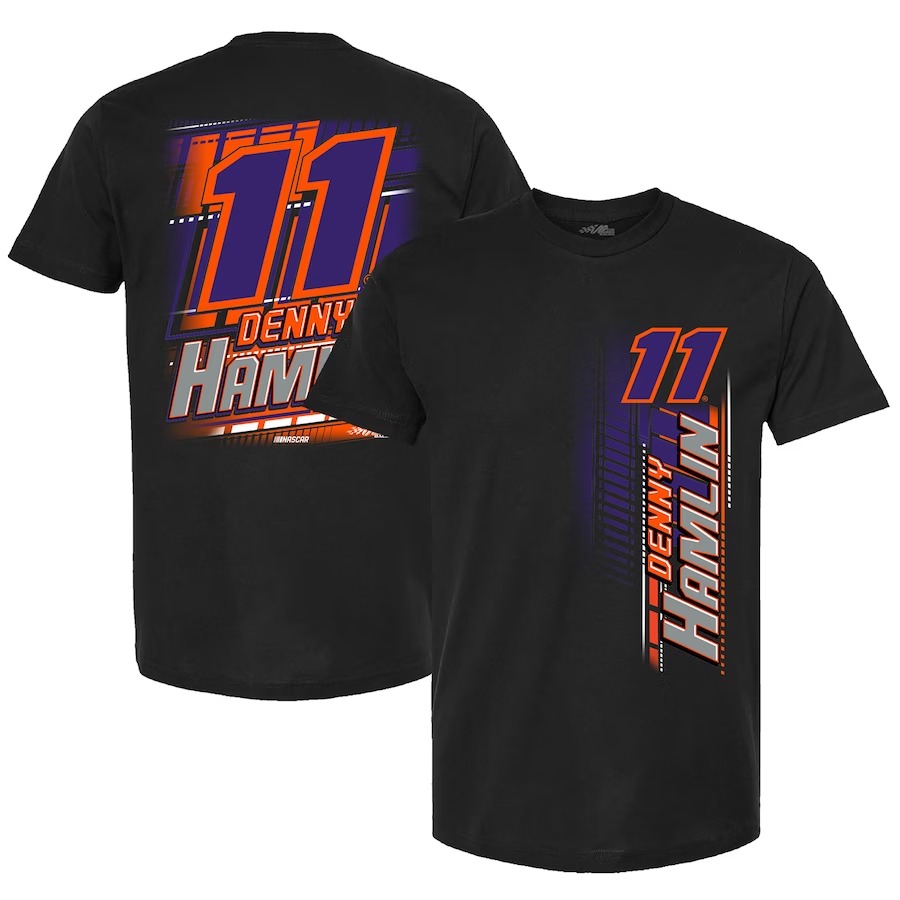 Denny Hamlin Joe Gibbs Racing Team Collection Name Number T-shirt 
