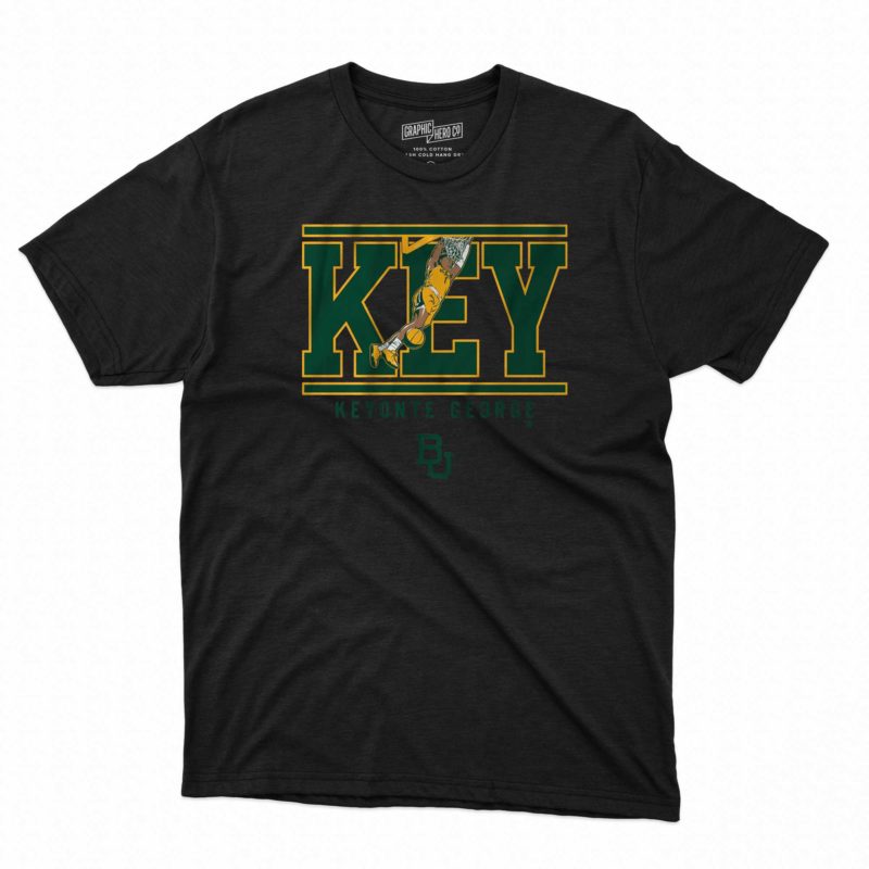 official baylor basketball keyonte george key t shirt 1