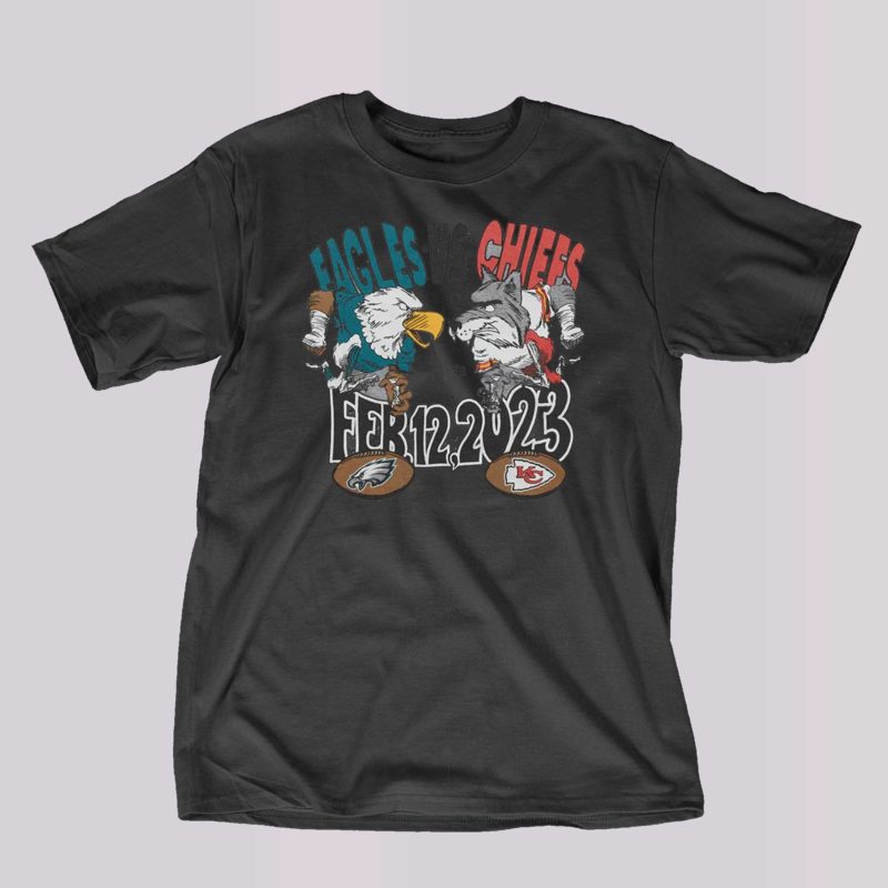 official eagles vs chiefs feb 12 2023 t shirt 1