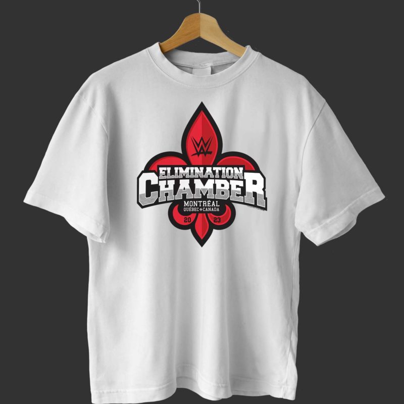 official wwe elimination chamber 2023 fleur di lis t shirt 1