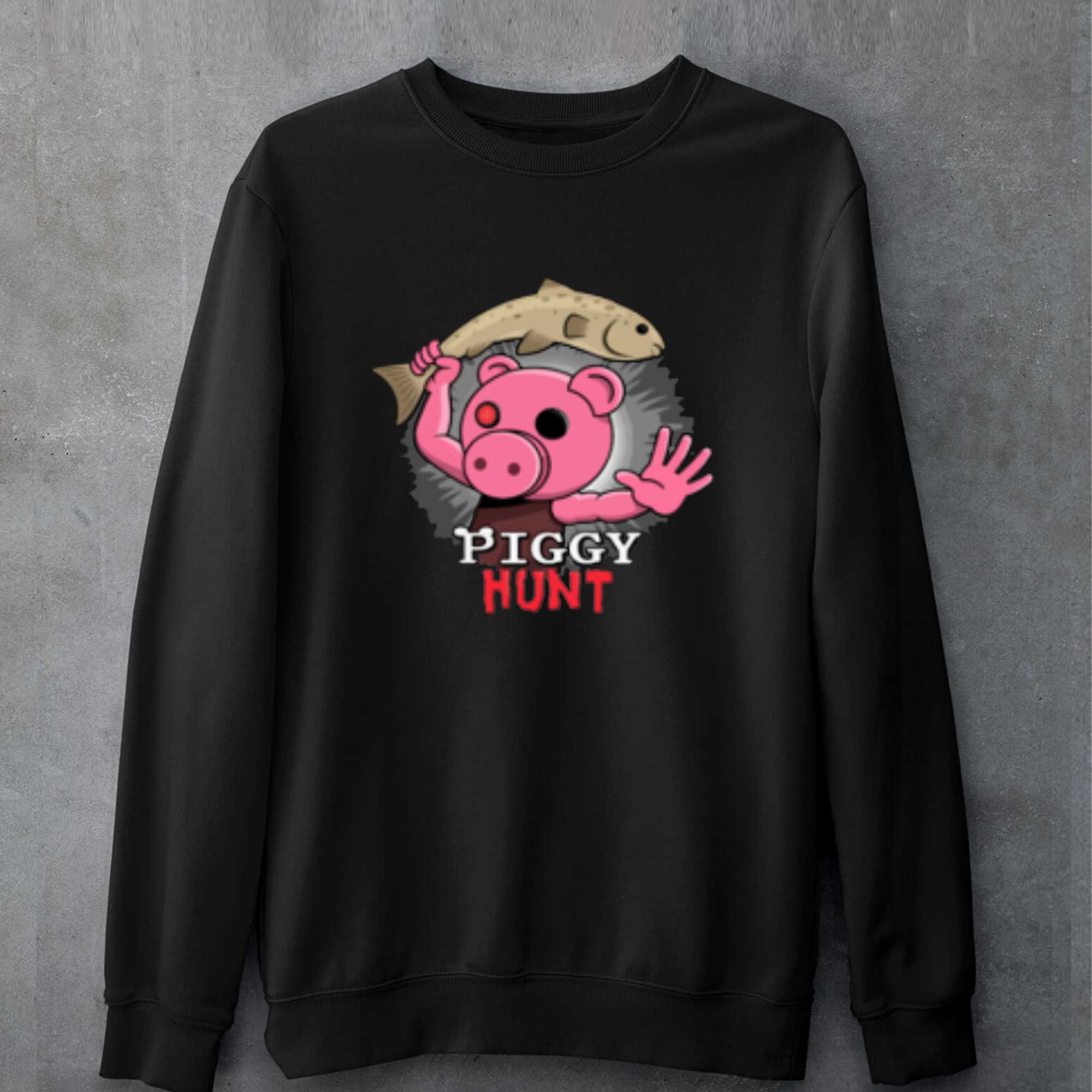 Piggy Hunt Fish Attack T-shirt 