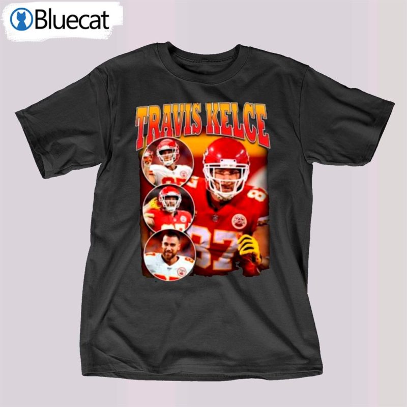 travis kelce kansas city chiefs vintage t shirt 1