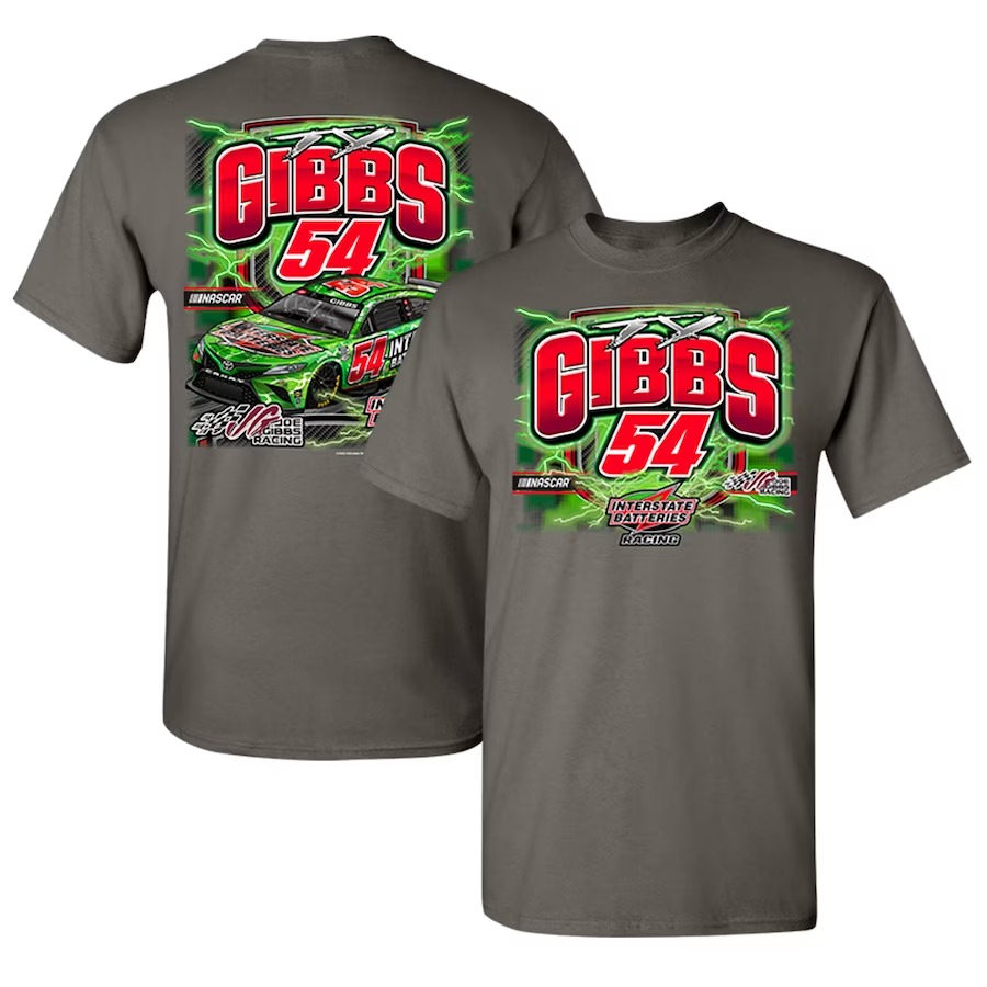Ty Gibbs Joe Gibbs Racing Team Collection Interstate Batteries Car T-shirt 