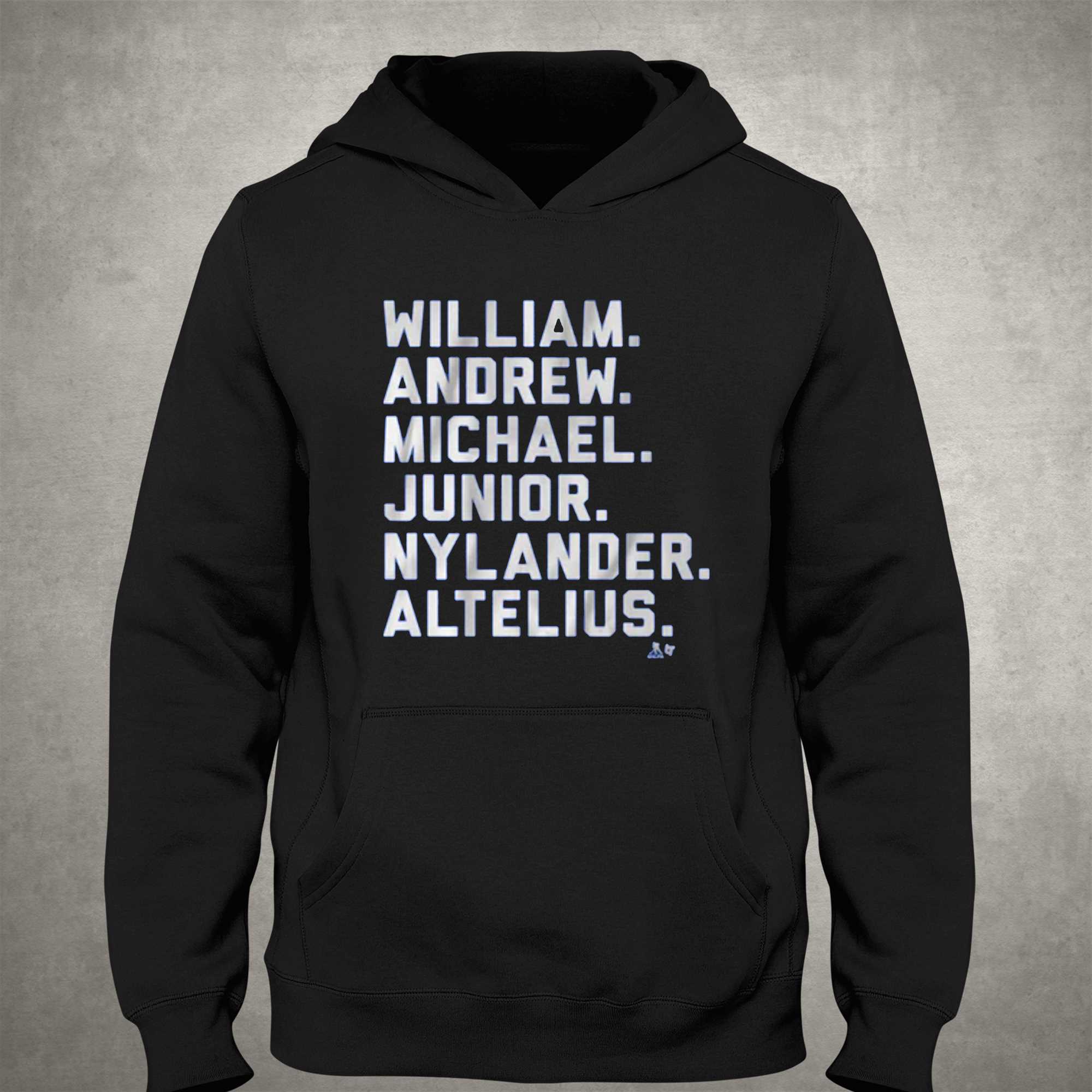 William Andrew Michael Junior Nylander Altelius T-shirt - Shibtee