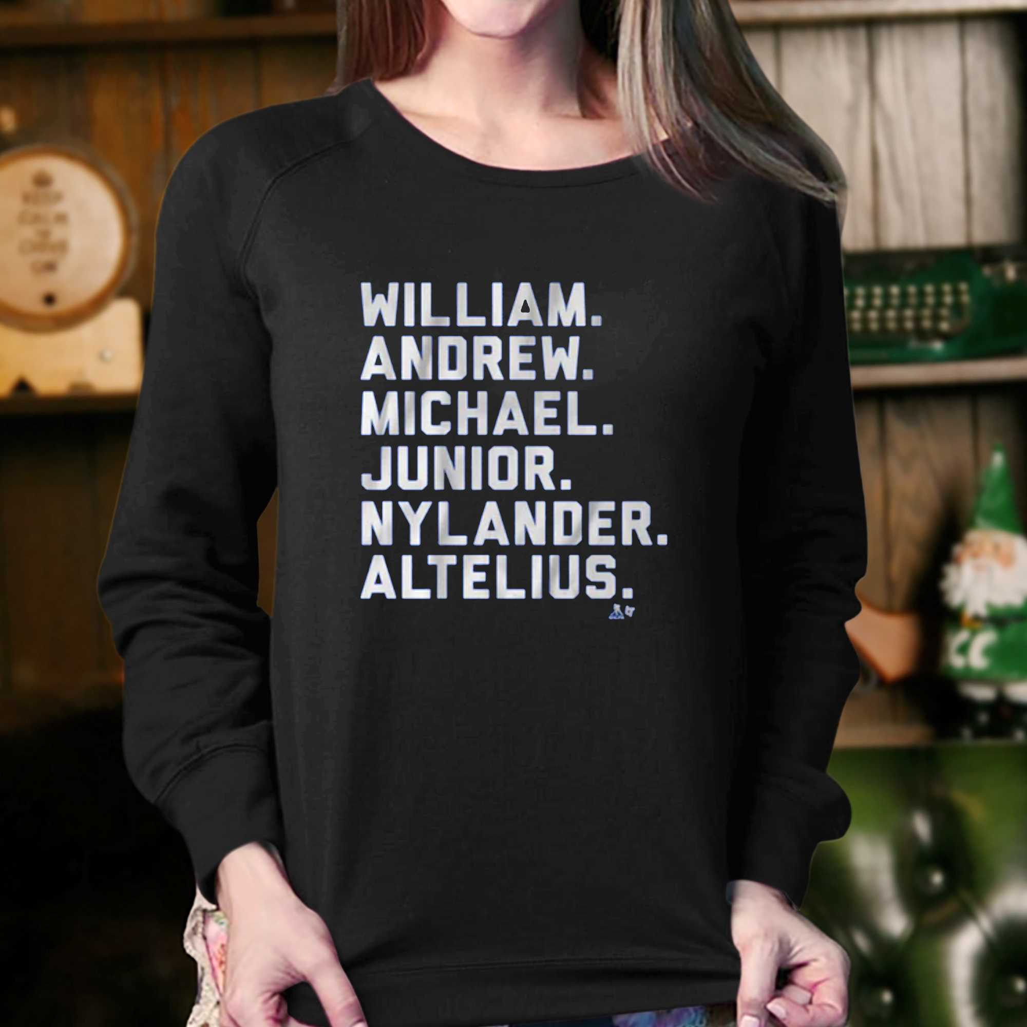 William Andrew Michael Junior Nylander Altelius T-shirt 